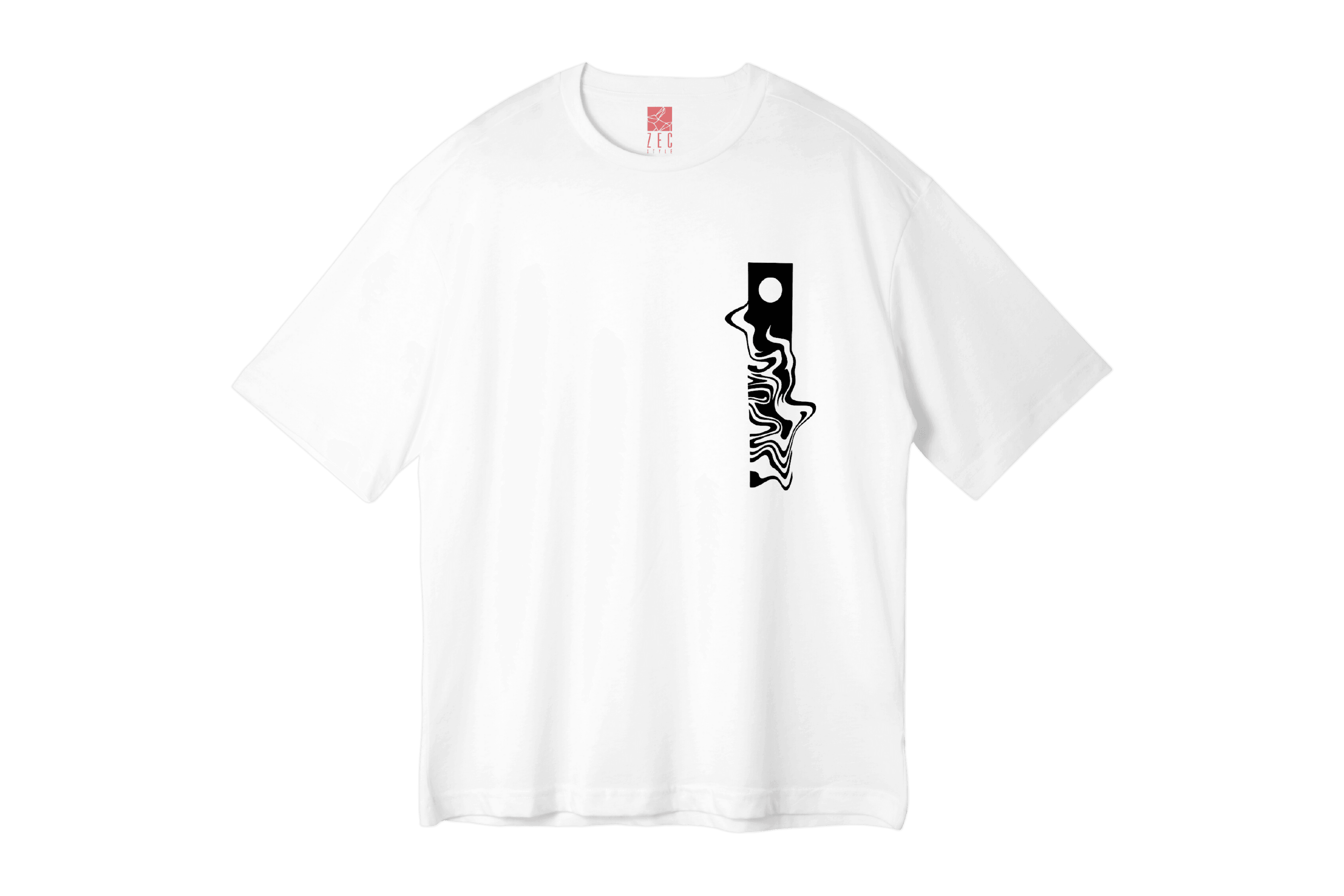 White Oversized Unisex T-shirt 07B