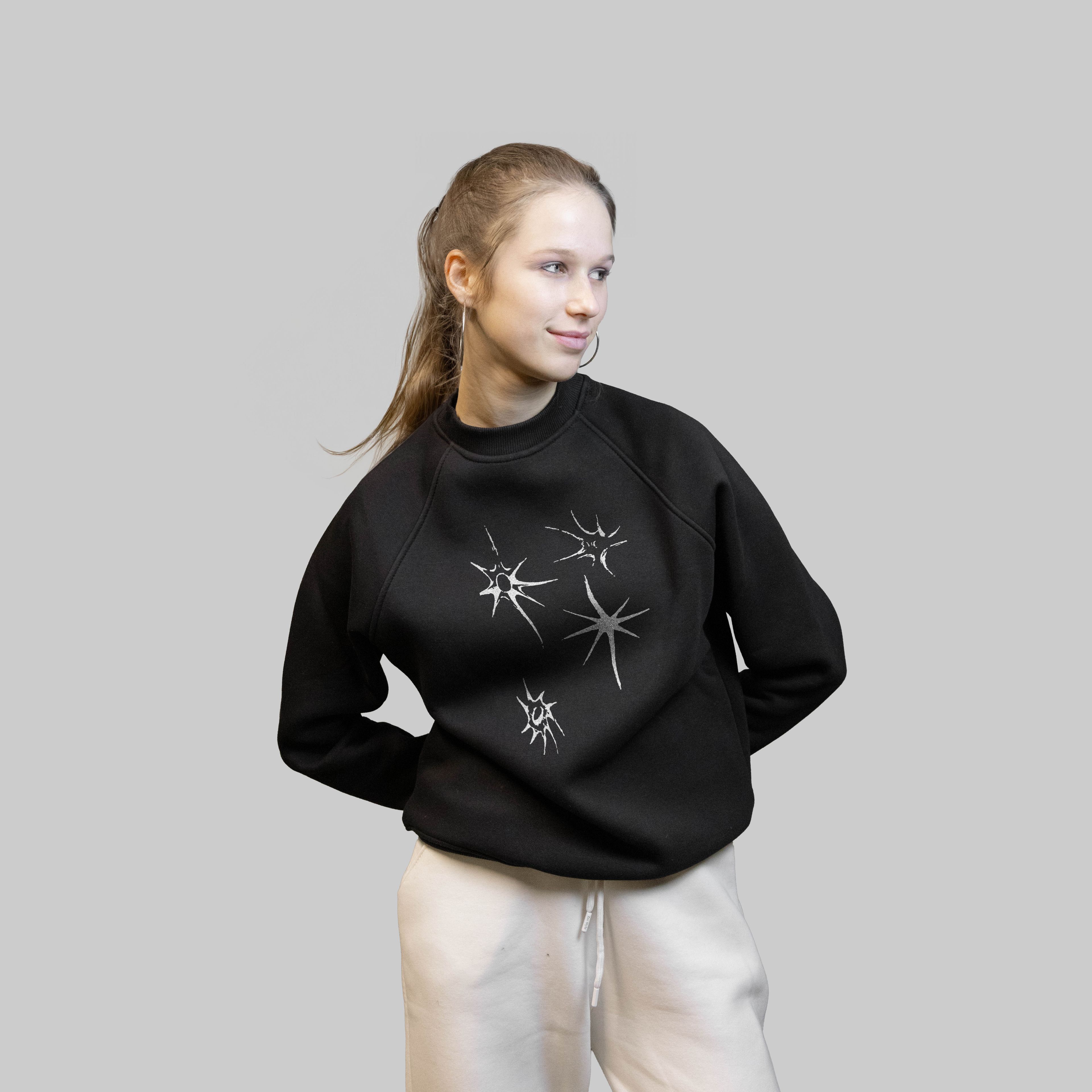 Sparkles Sweatshirt - Siyah