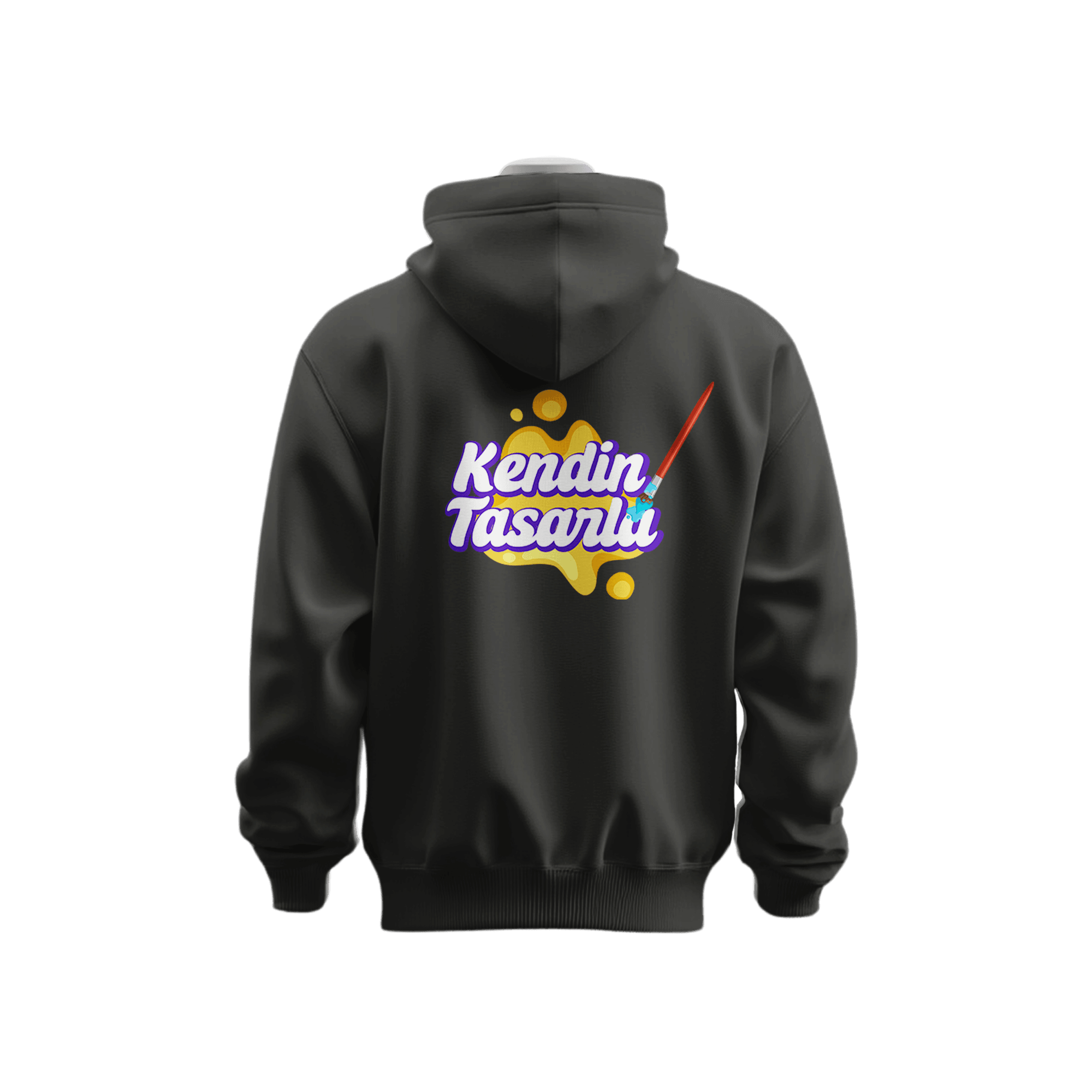 Siyah Basic Regular Hoodie  Tarzını Yarat 🎨🖌️