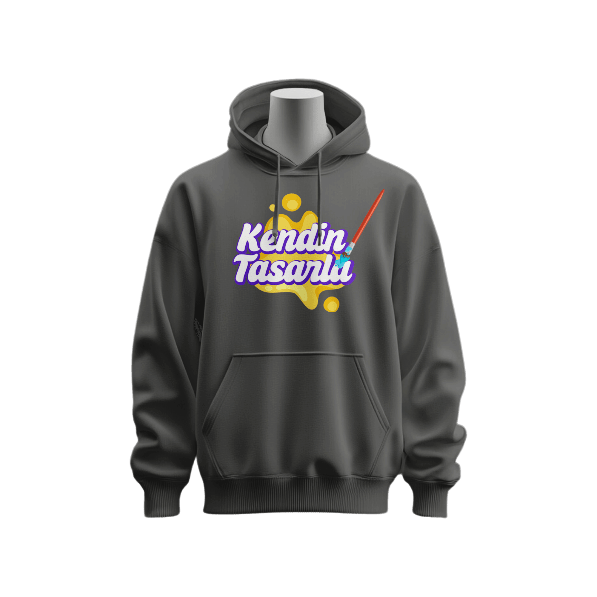 Antrasit Basic Regular Hoodie Tarzını Yarat 🎨🖌️