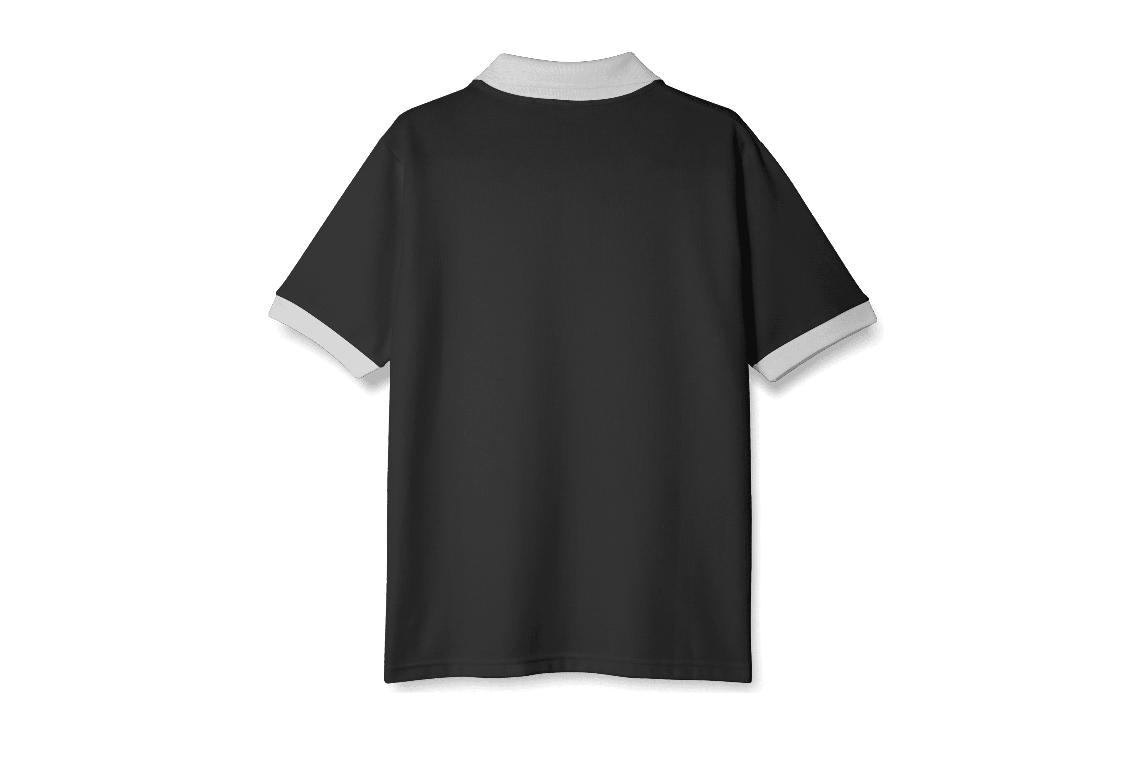 Siyah Beyaz Polo Yaka T-shirt 2SB