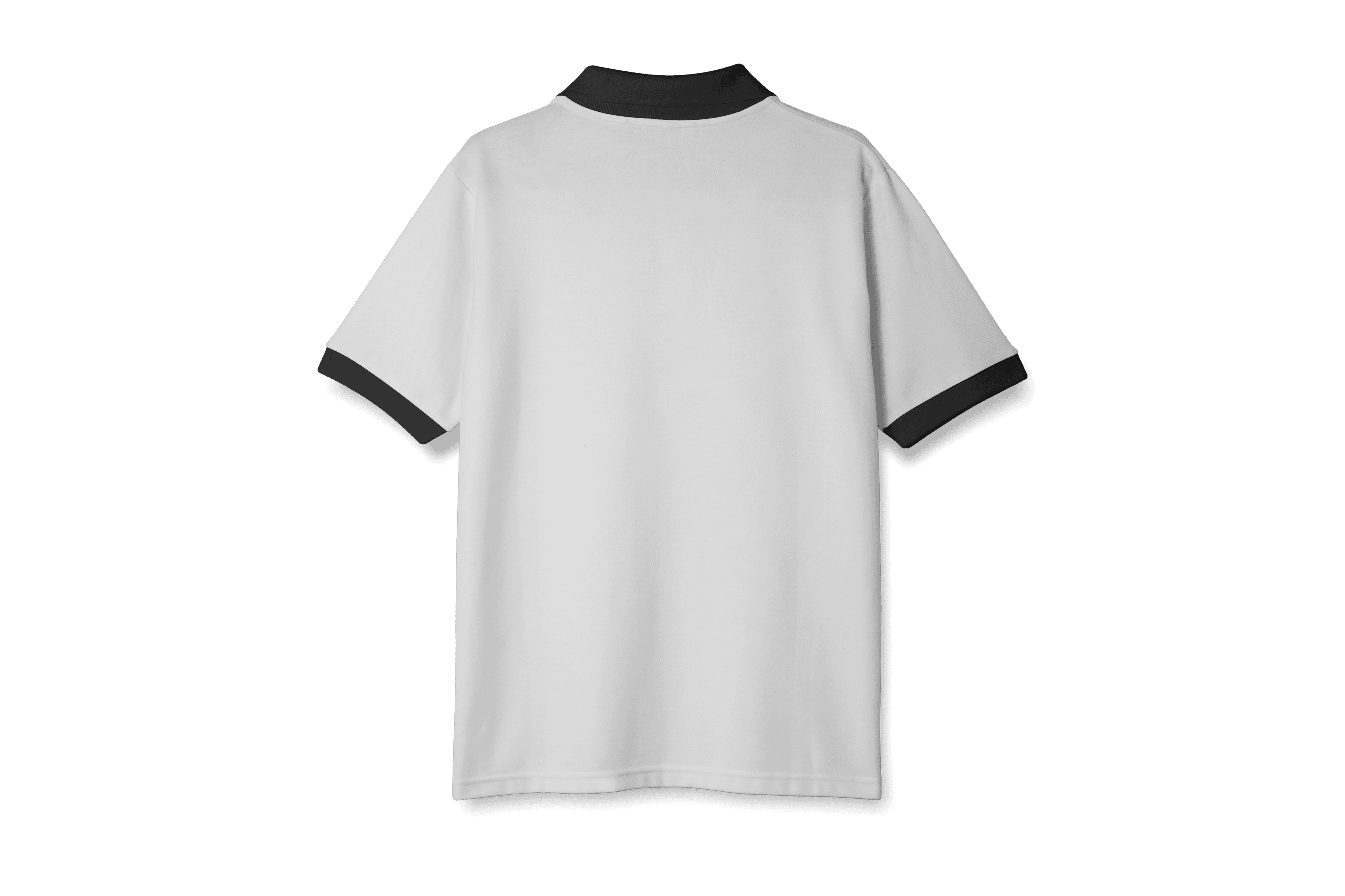 Siyah Beyaz Polo Yaka T-shirt 3SB