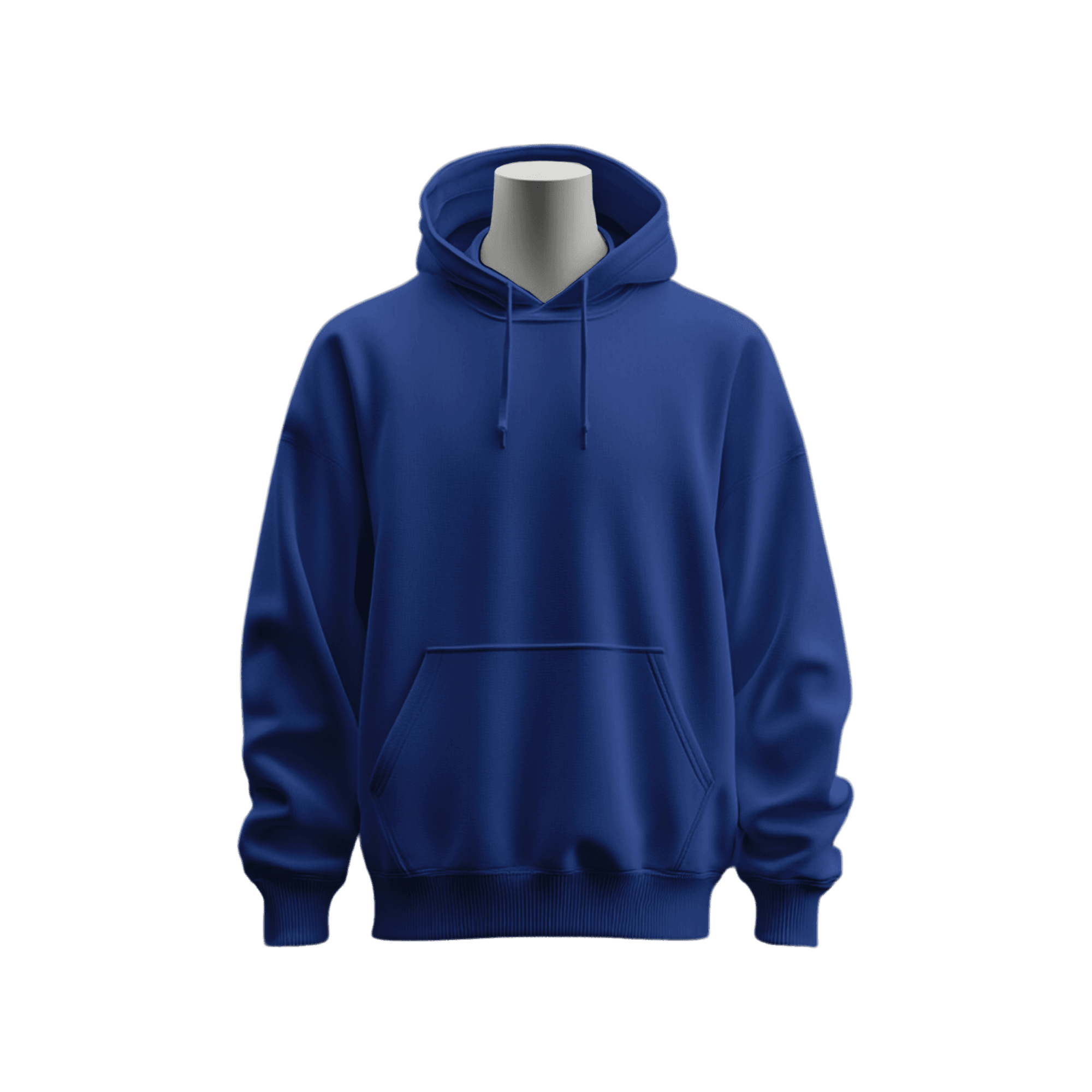 Lacivert Basic Regular Hoodie