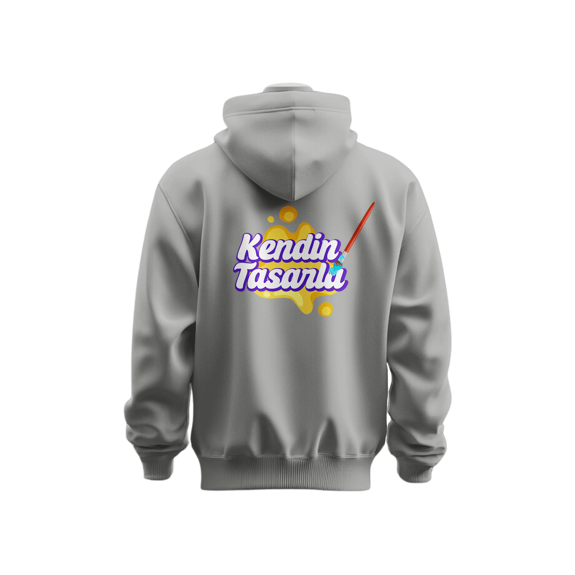 Gri Basic Regular Hoodie Tarzını Yarat 🎨🖌️