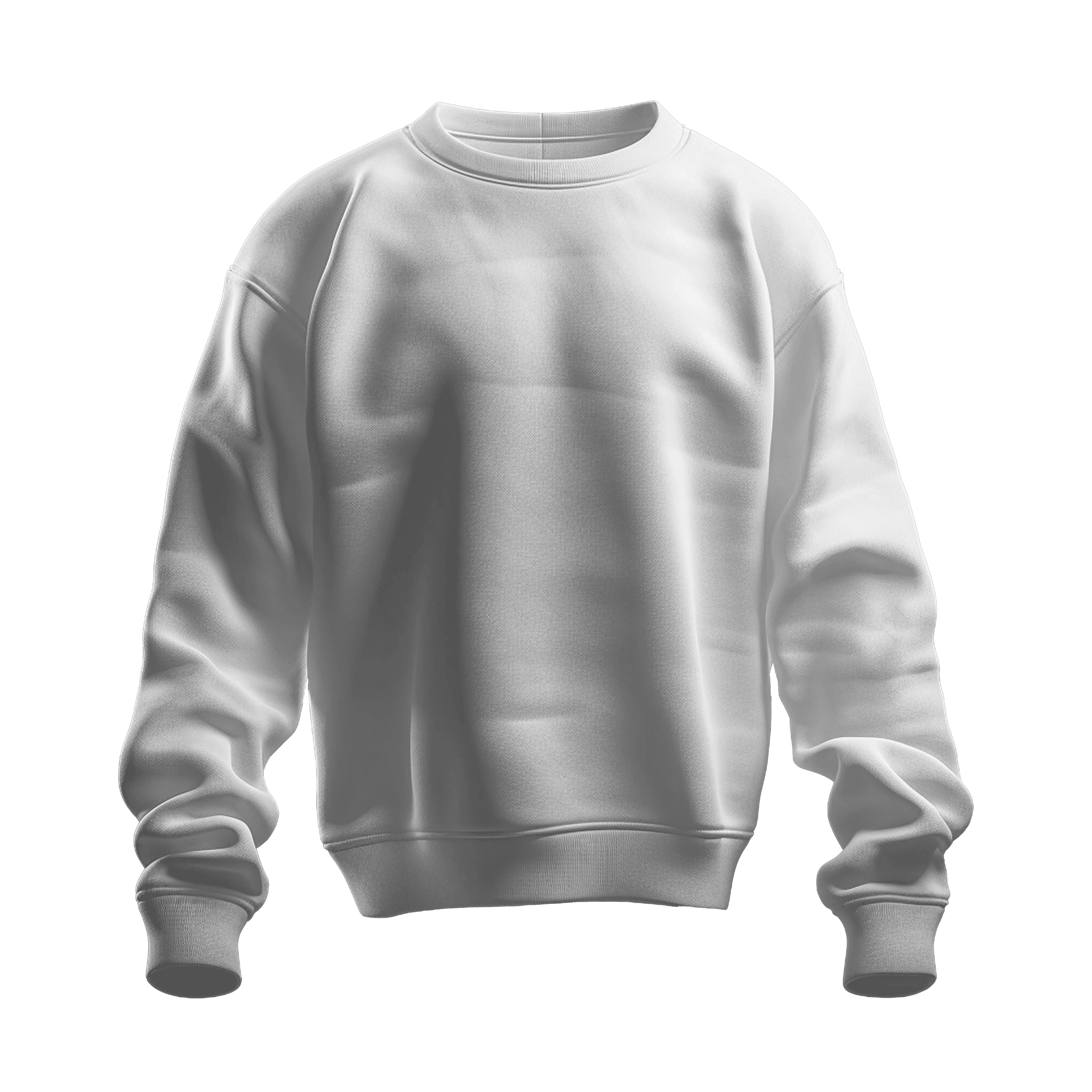 Ekru Basic Regular Sweatshirt