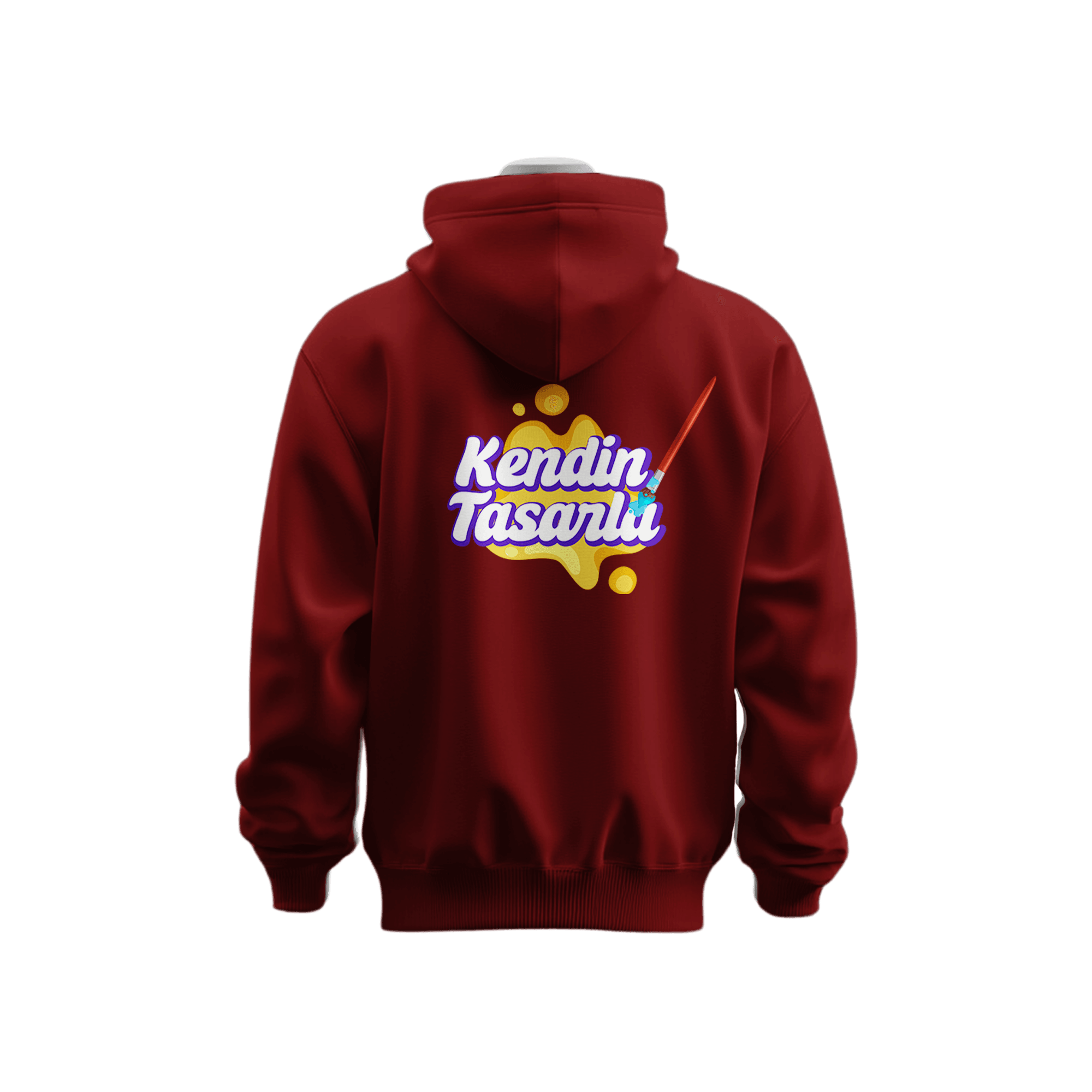 Kırmızı Basic Regular Hoodie Tarzını Yarat 🎨🖌️