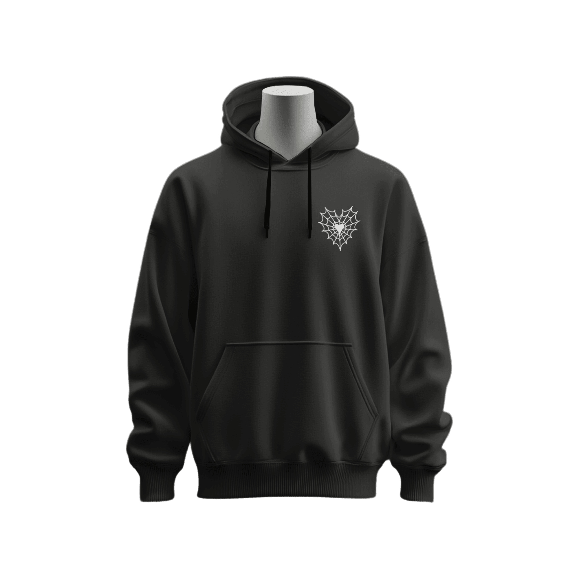 Hearted Cobweb Hoodie