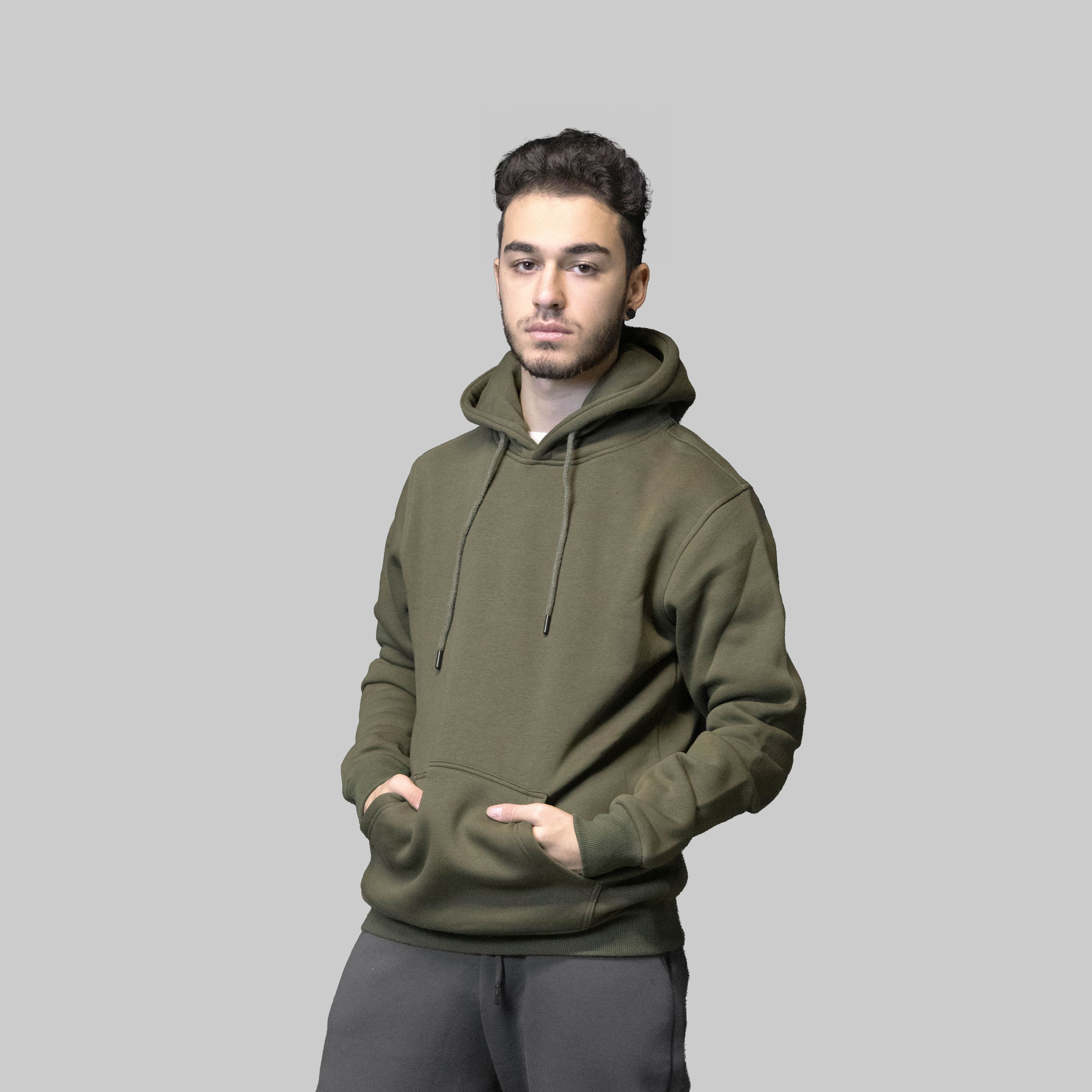 Haki Basic Regular Hoodie