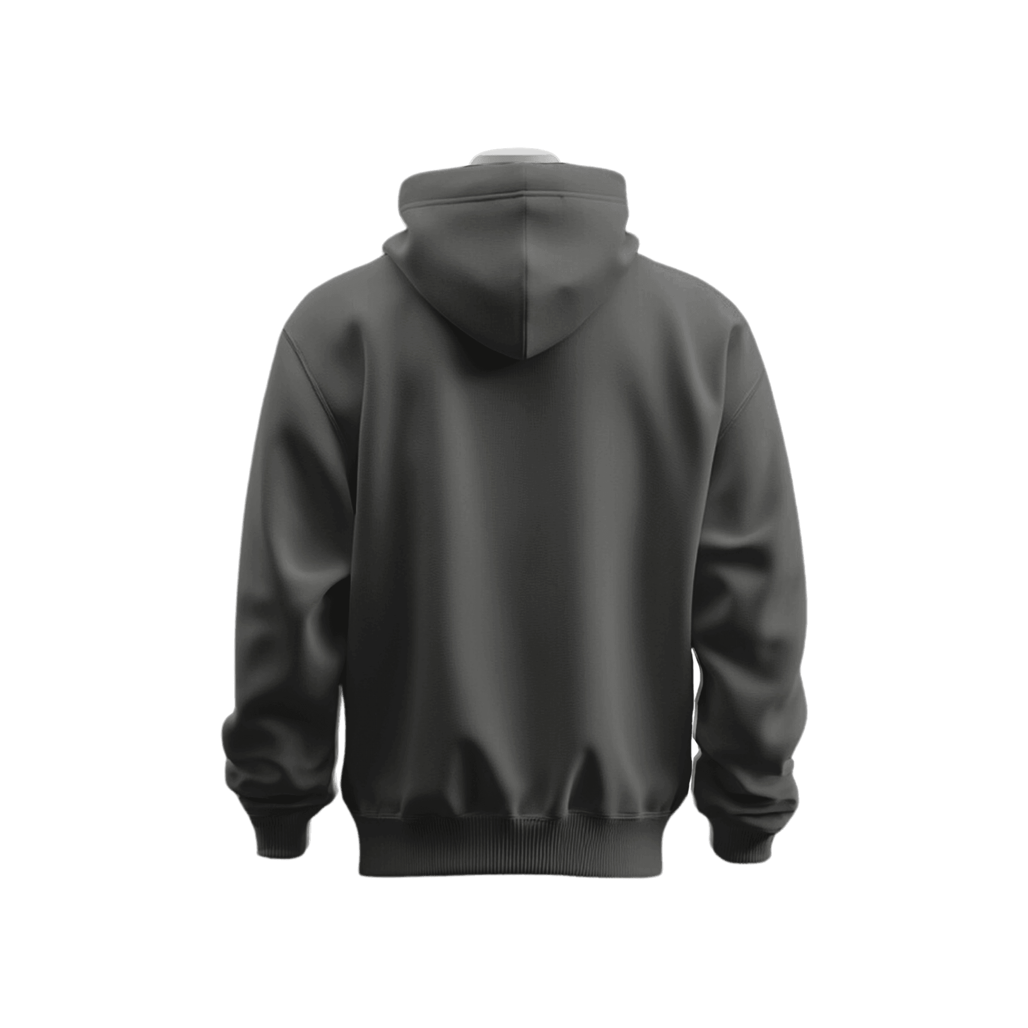 Antrasit Basic Regular Hoodie