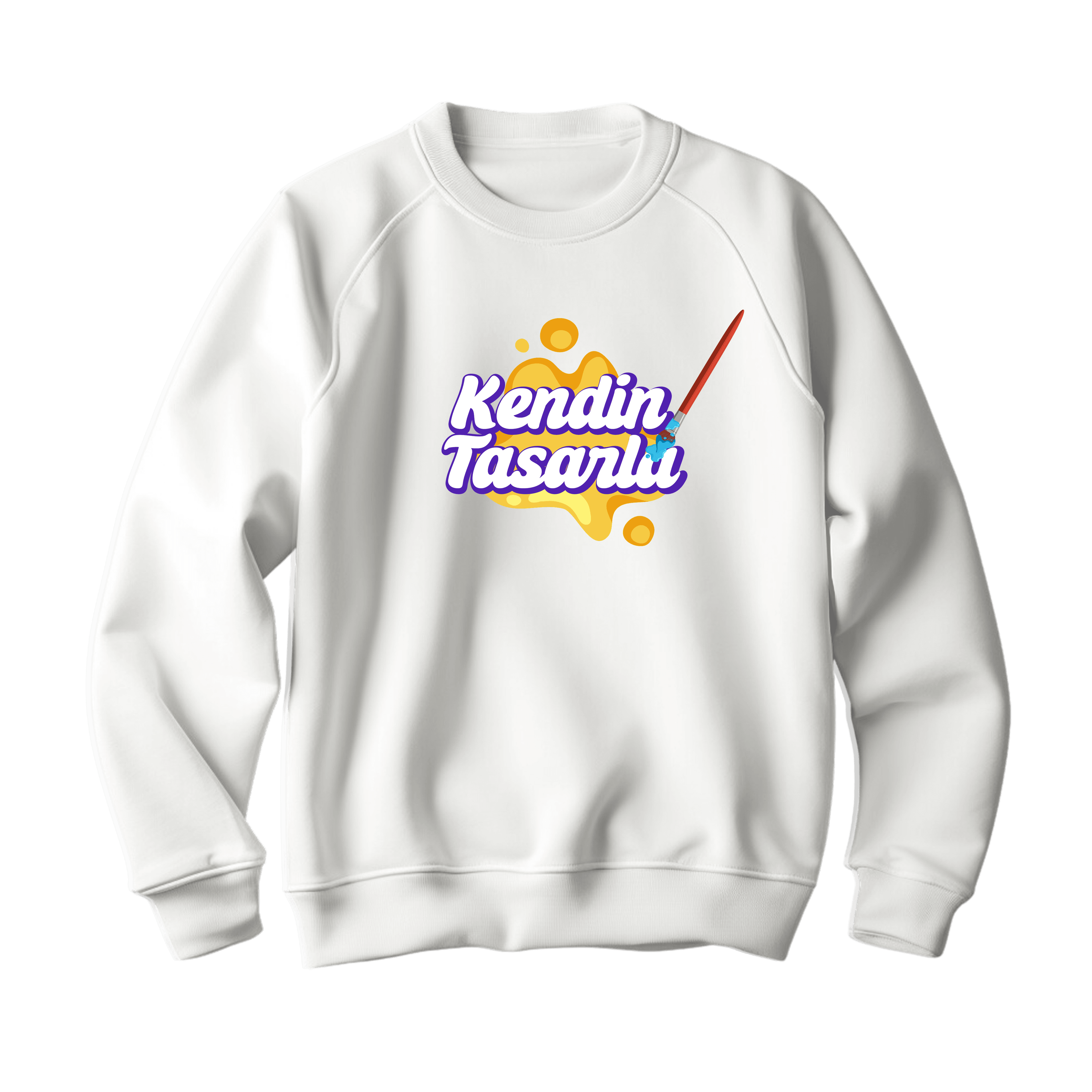 Kadın Basic Sweatshirt Ekru Tarzını Yarat 🎨🖌️