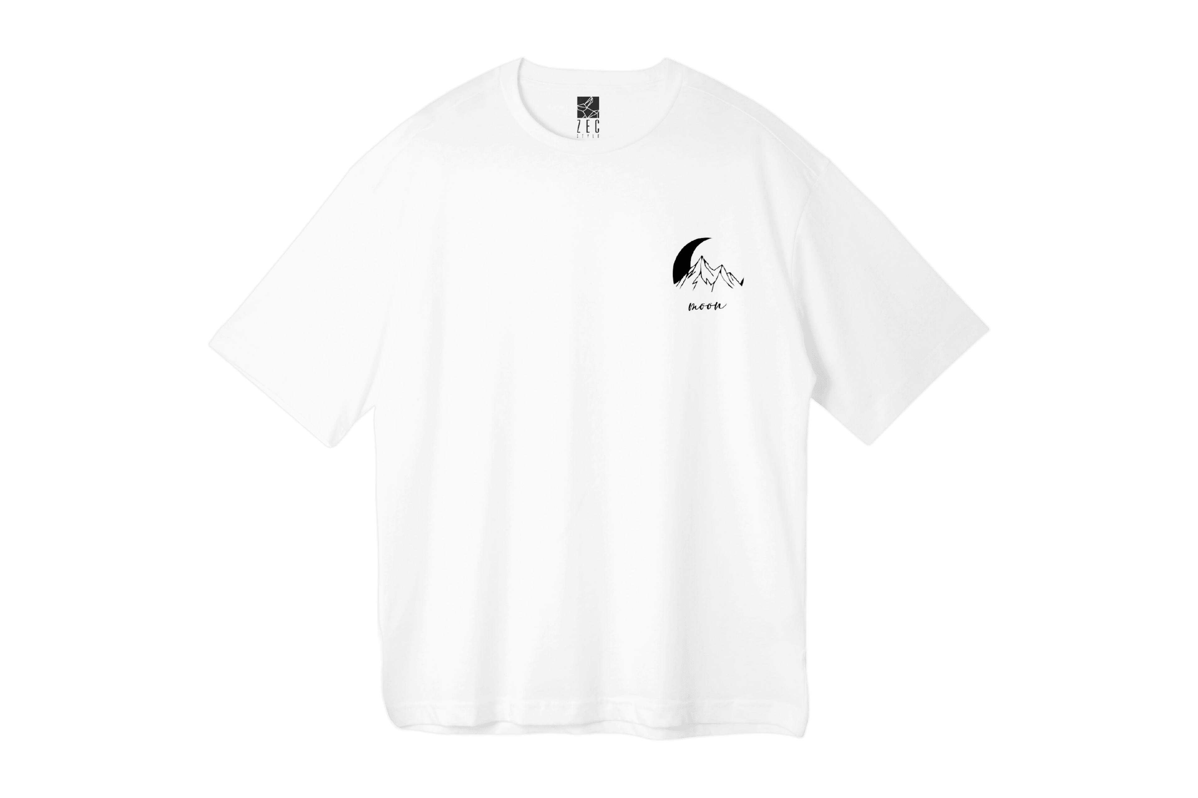 White Oversized Unisex T-shirt 15B
