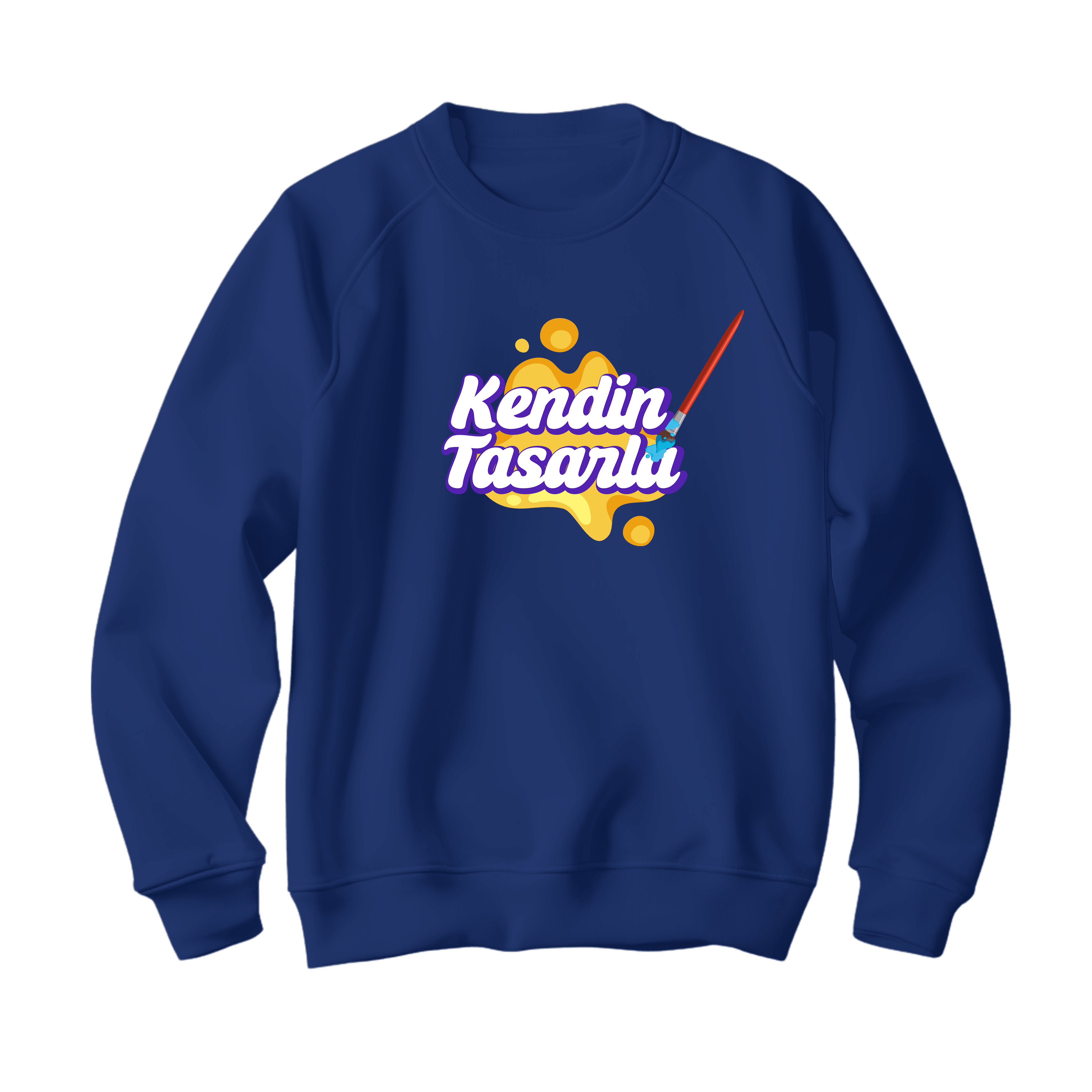 Kadın Basic Sweatshirt Lacivert Tarzını Yarat 🎨🖌️