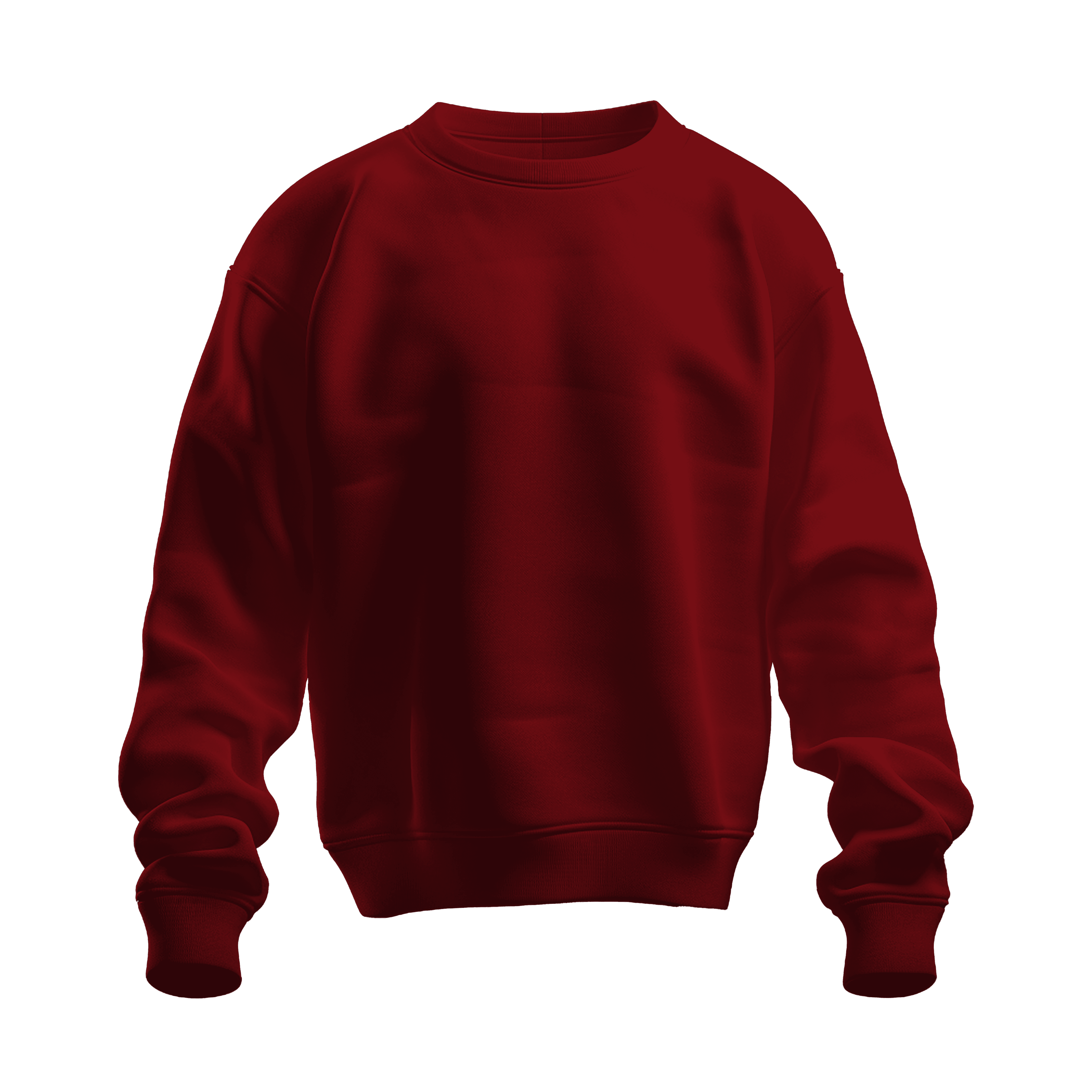 Kırmızı Basic Regular Sweatshirt