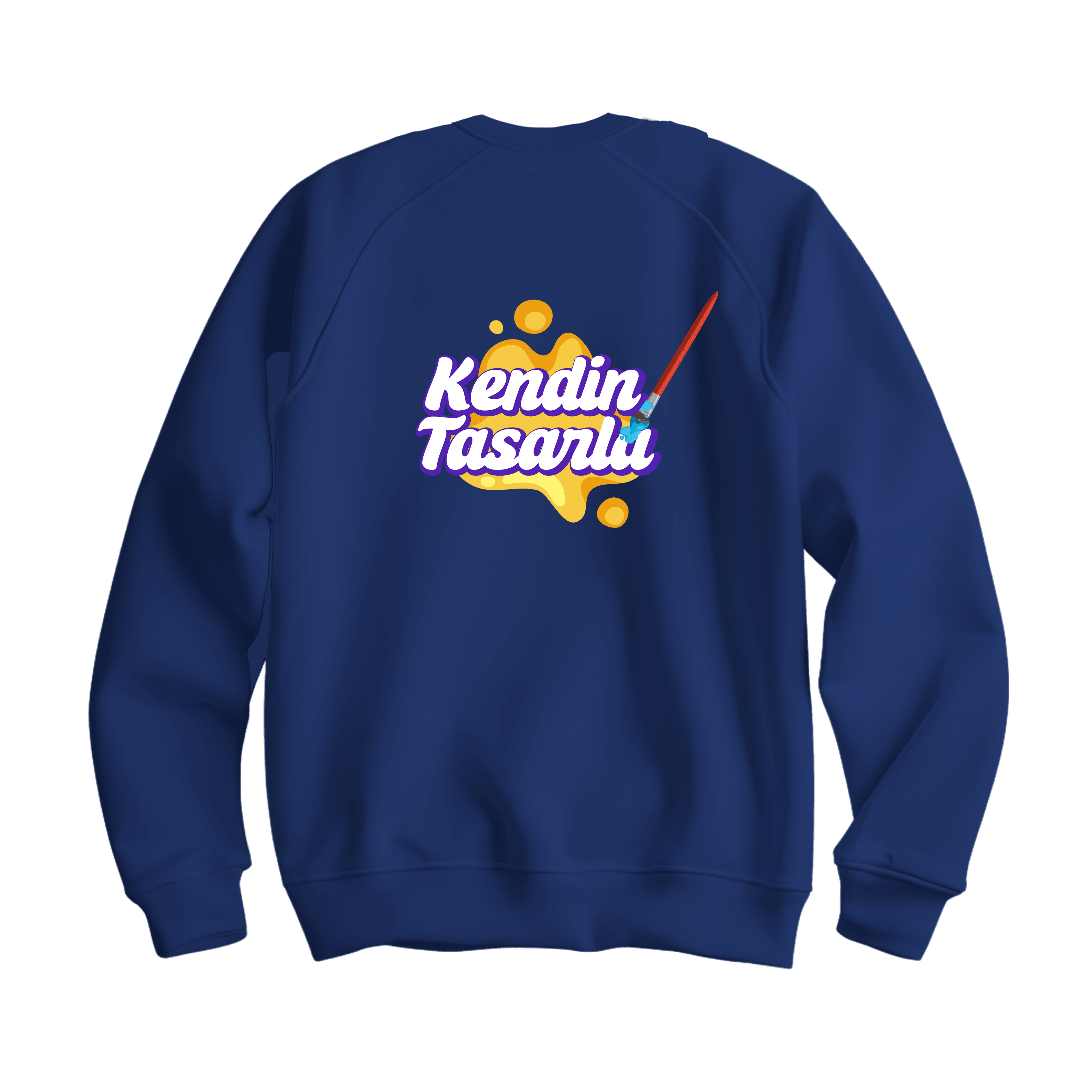 Kadın Basic Sweatshirt Lacivert Tarzını Yarat 🎨🖌️