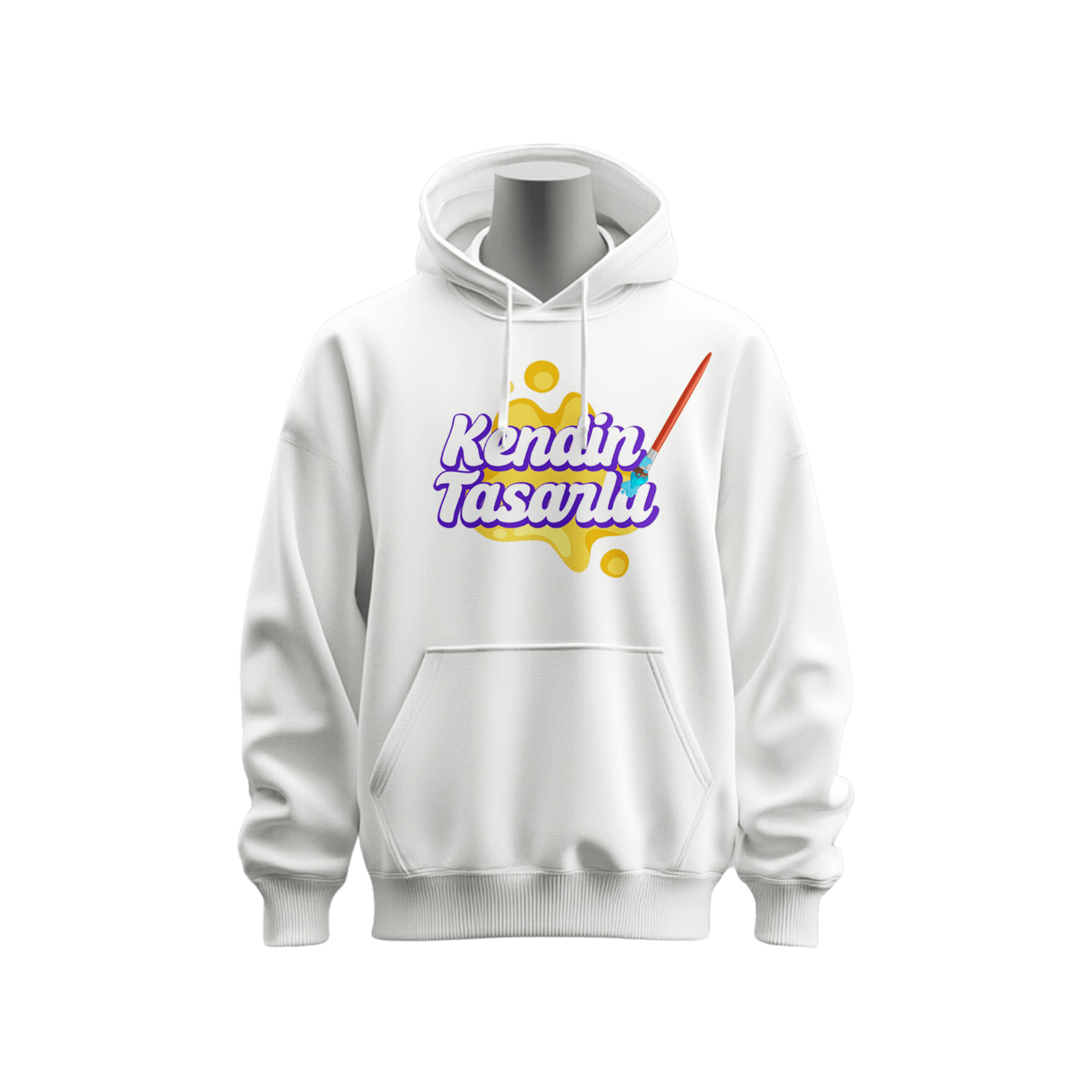 Ekru Basic Regular Hoodie Tarzını Yarat 🎨🖌️