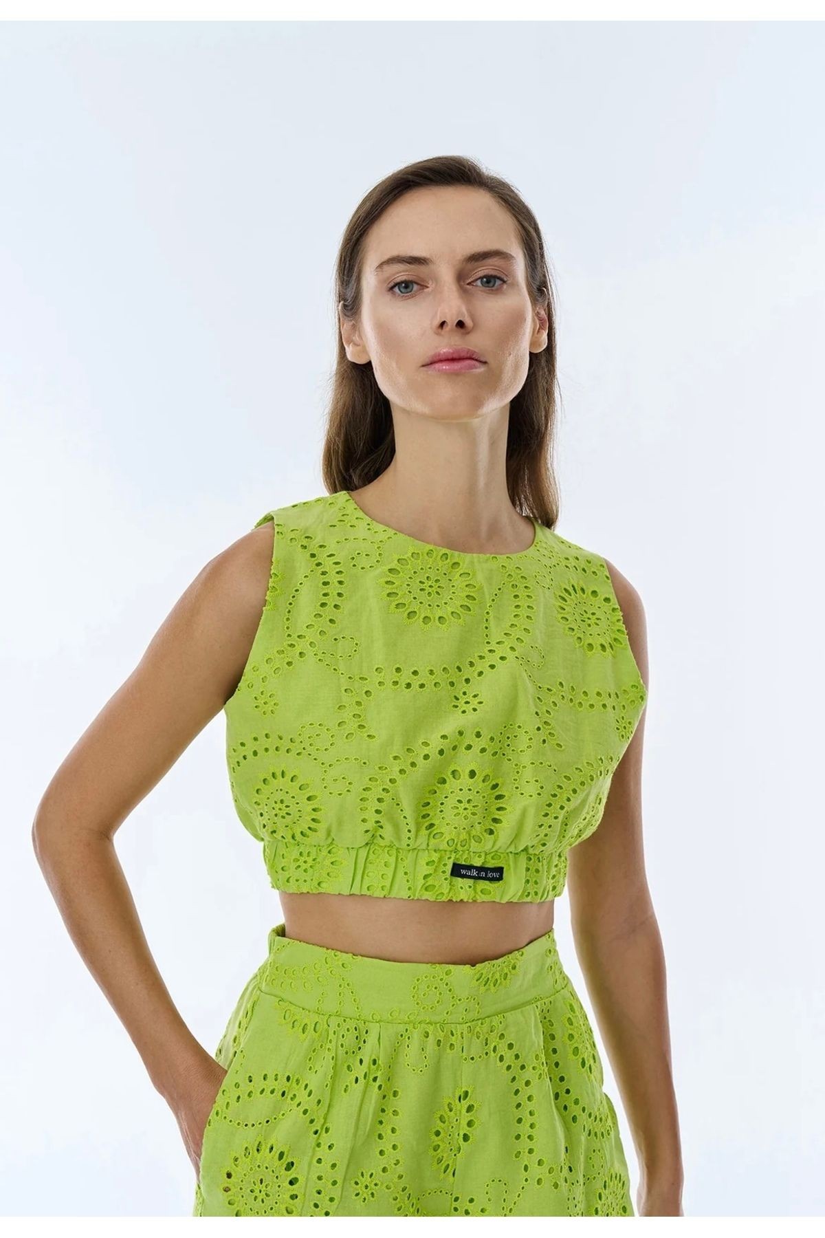 Fistolu Fıstık Yeşili Crop
