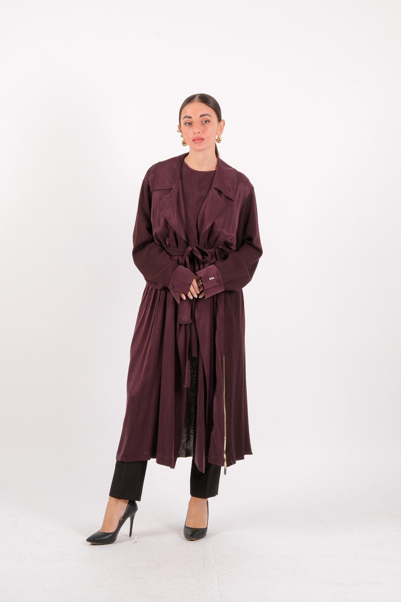 6020 MISS DALIDA TUNIC - Burgundy