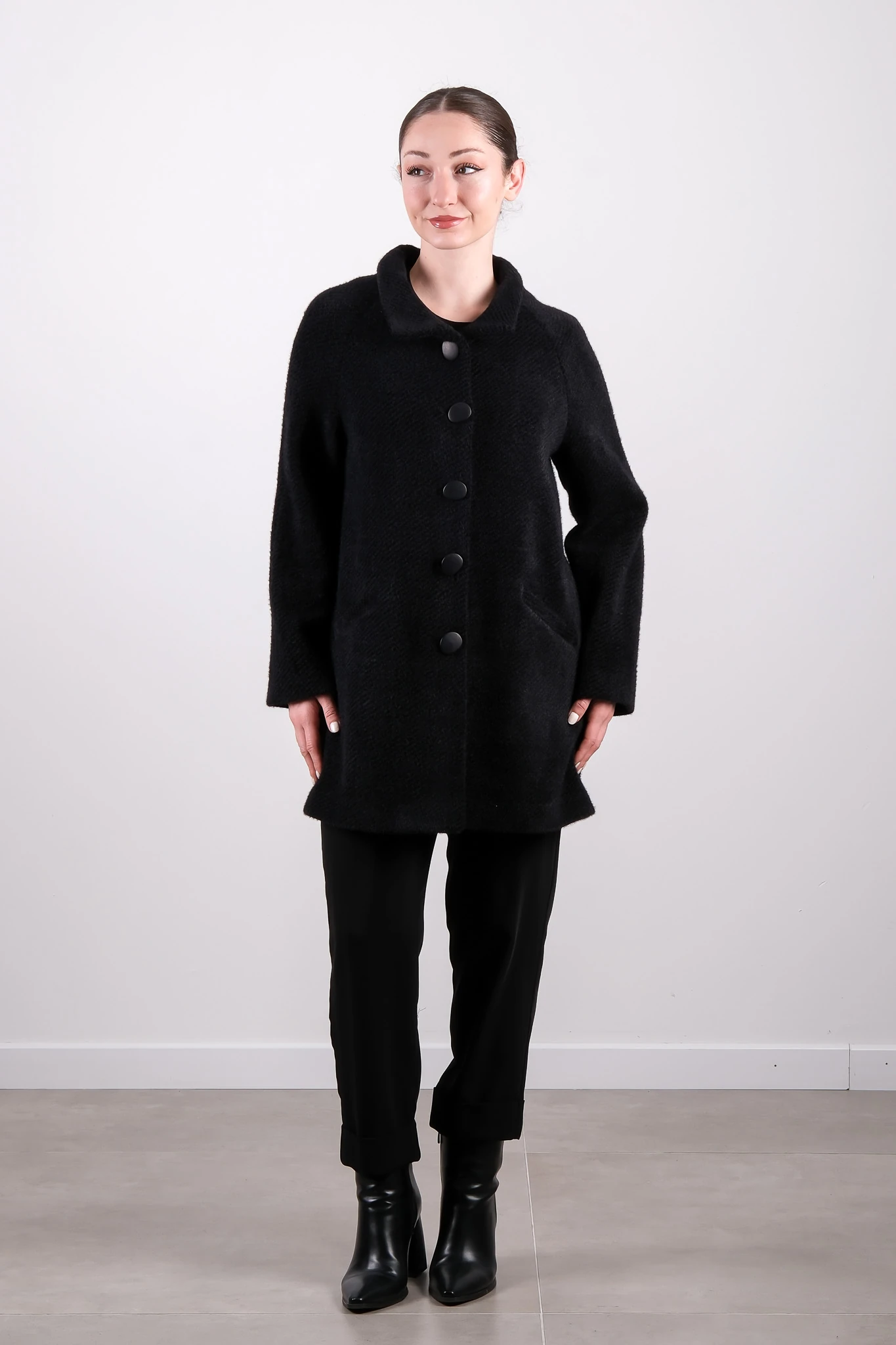 64701 ON TRİKO HIRKA - Black