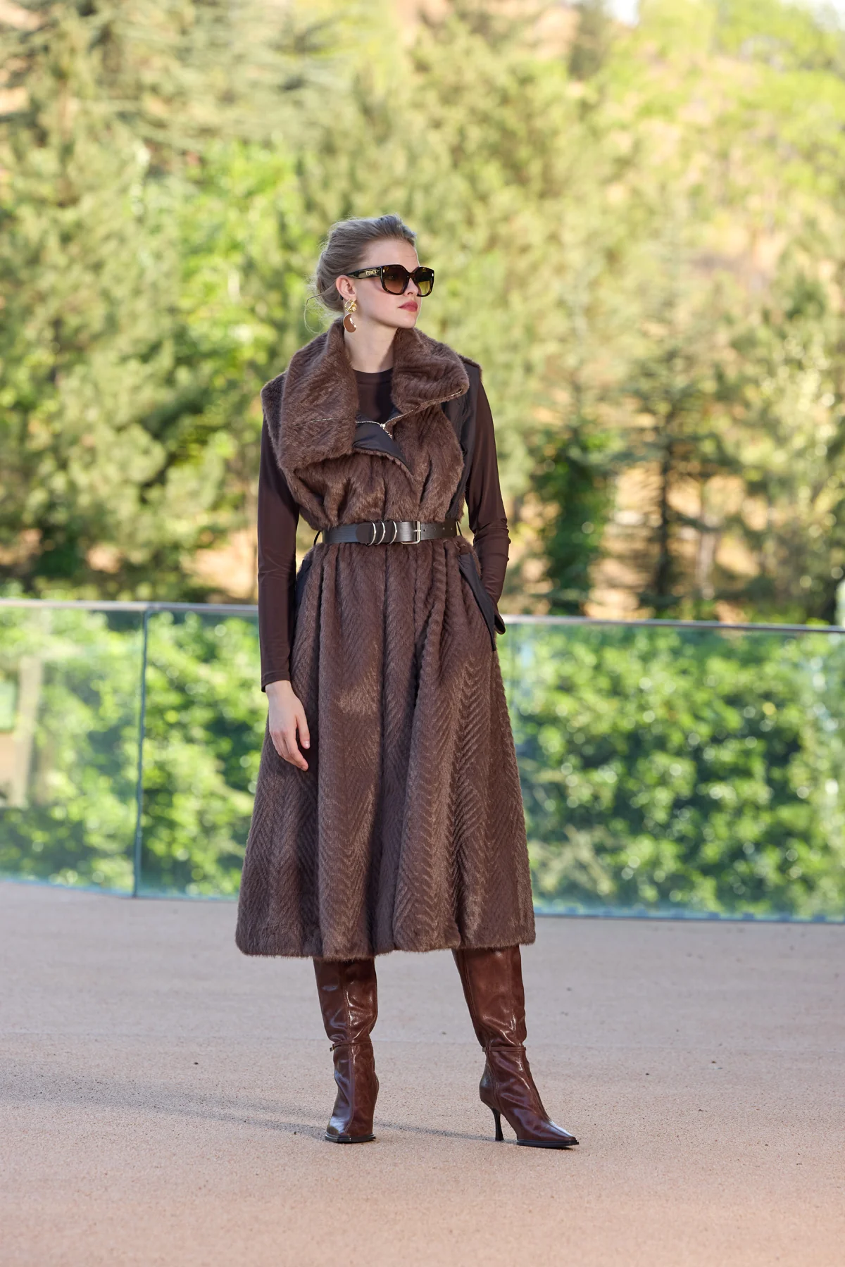 38700 MİSSWHENCE YELEK - Kahverengi