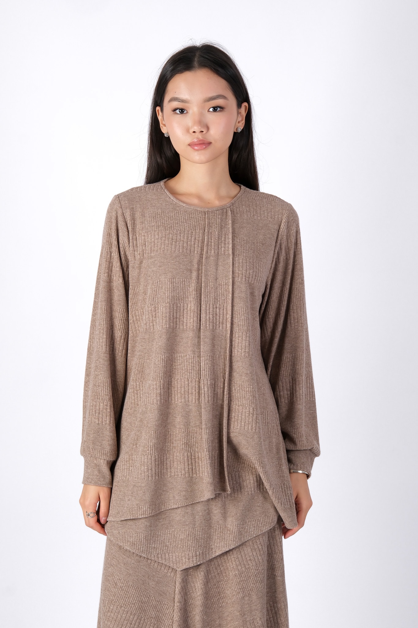 W-26-203 MASSİMO DONNA BLUZ - Mink