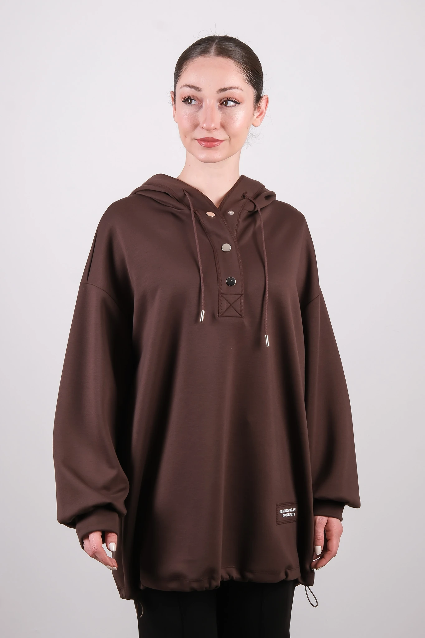 35785 İKOLL TUNİK - Kahverengi