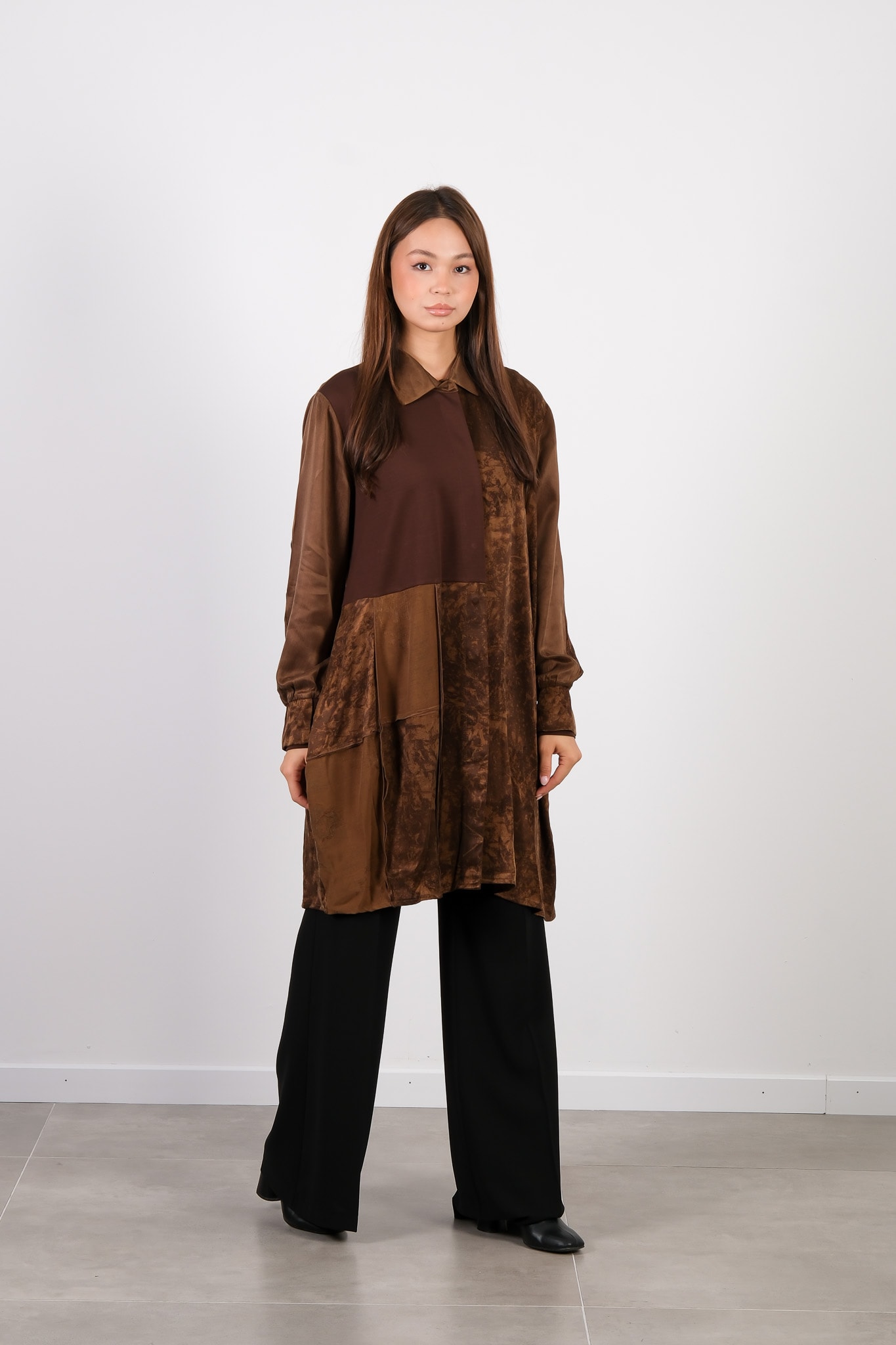 38303 MİSSWHENC GÖMLEK - Kahverengi