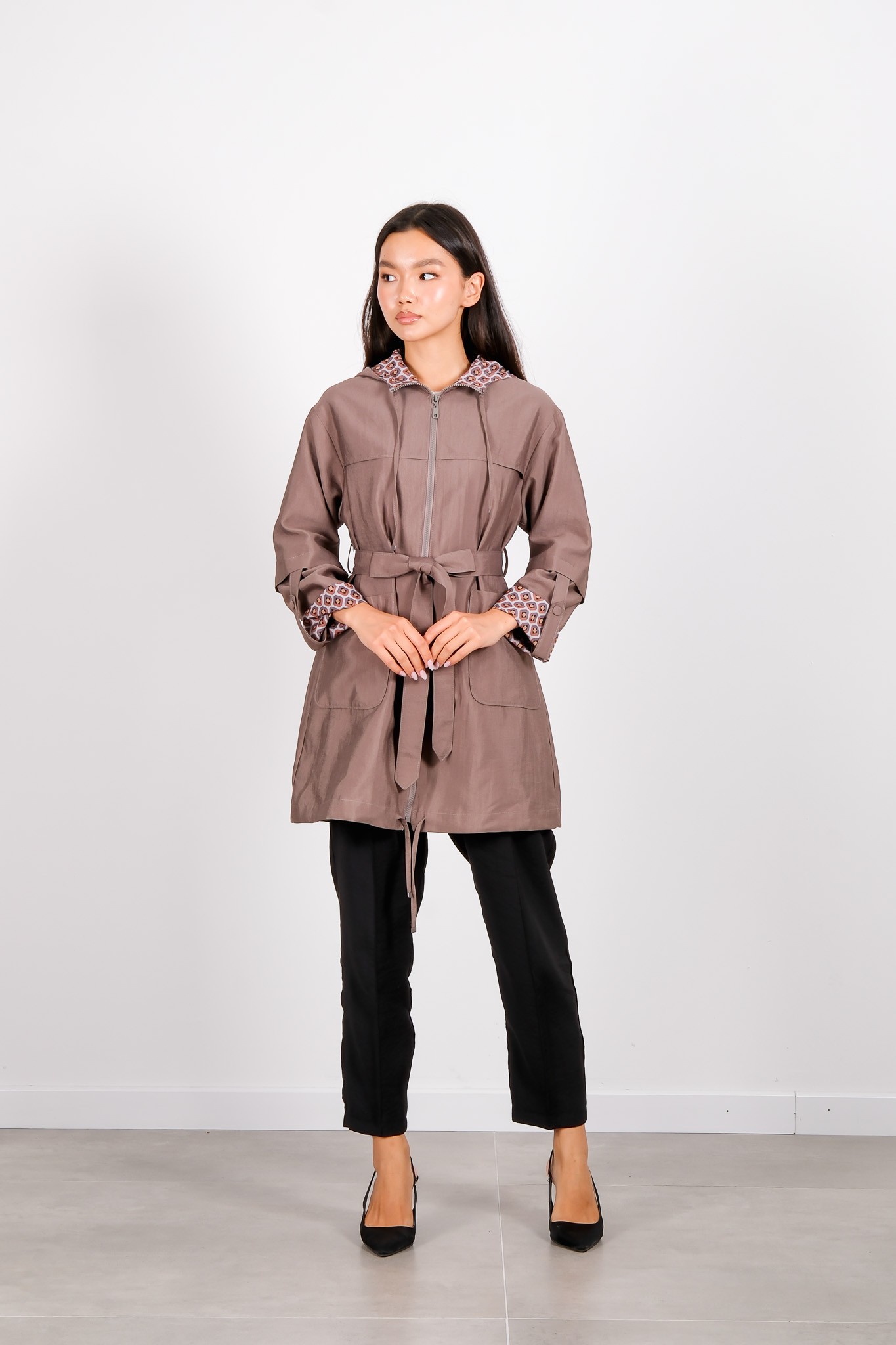 W-26-275 MASSİMO DONNA CEKET - Vizon