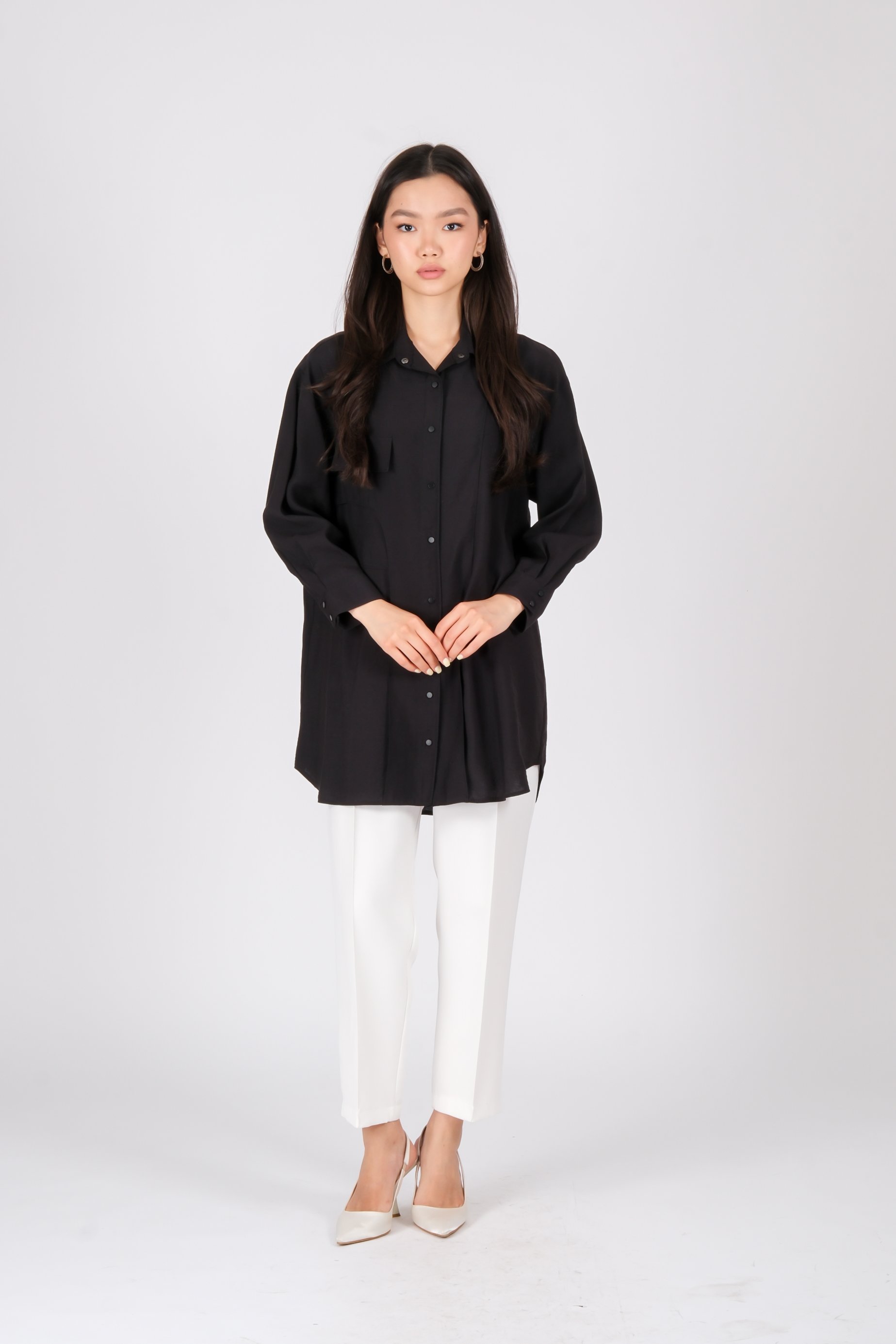 S-25-263 MASSİMO DONNA TUNİK - Siyah