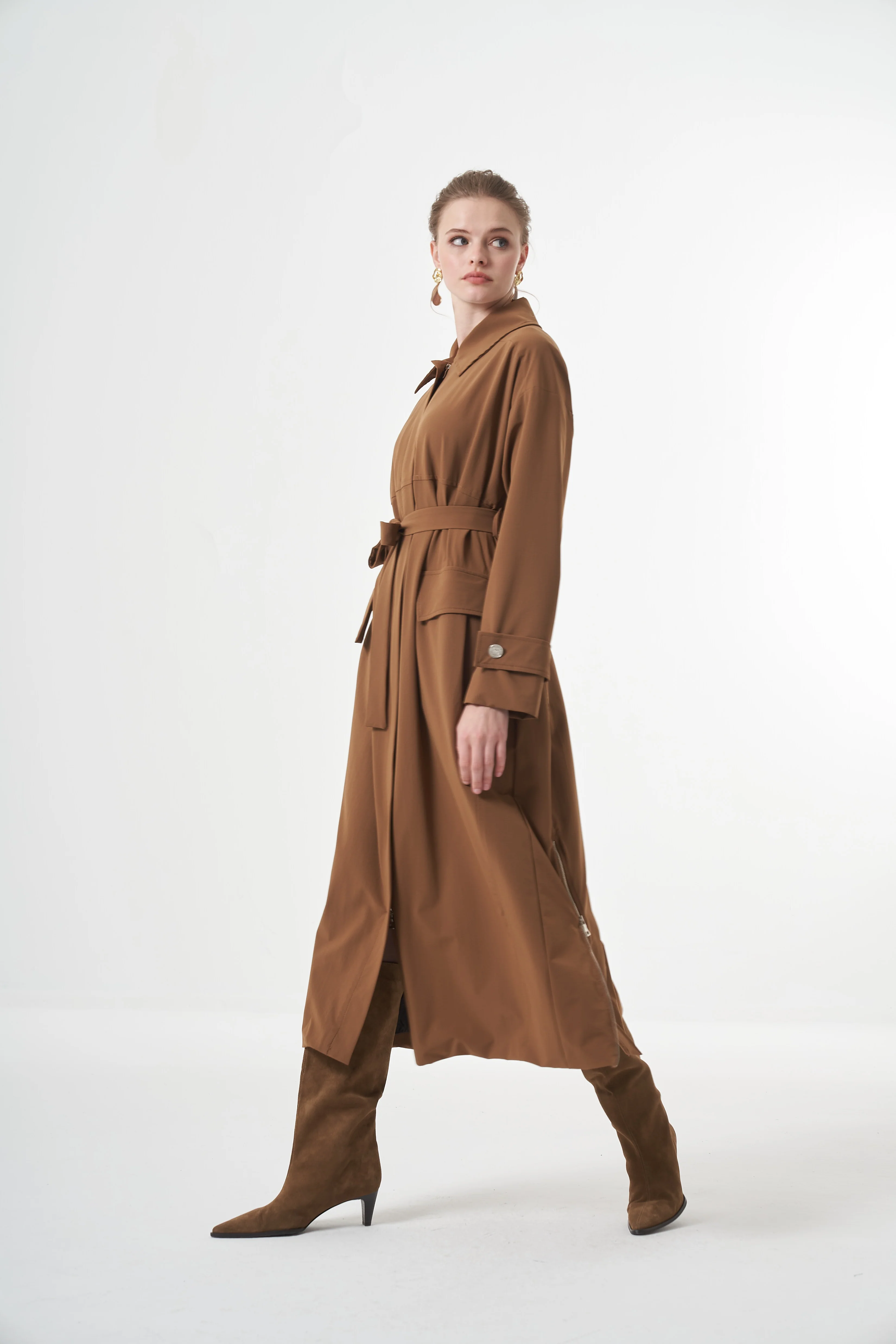 38803 MİSSWHENCE ELBİSE - Camel
