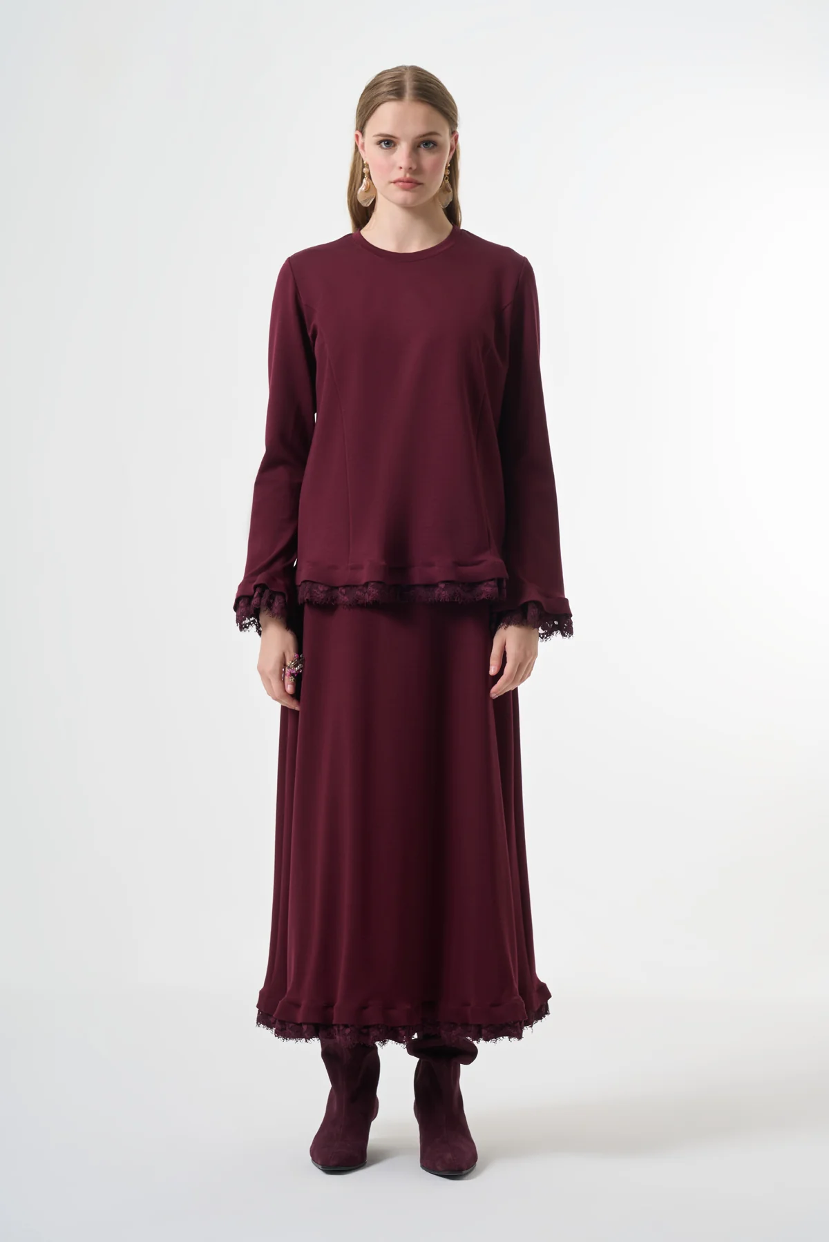 38004 MİSSWHENCE TAKIM - Bordo