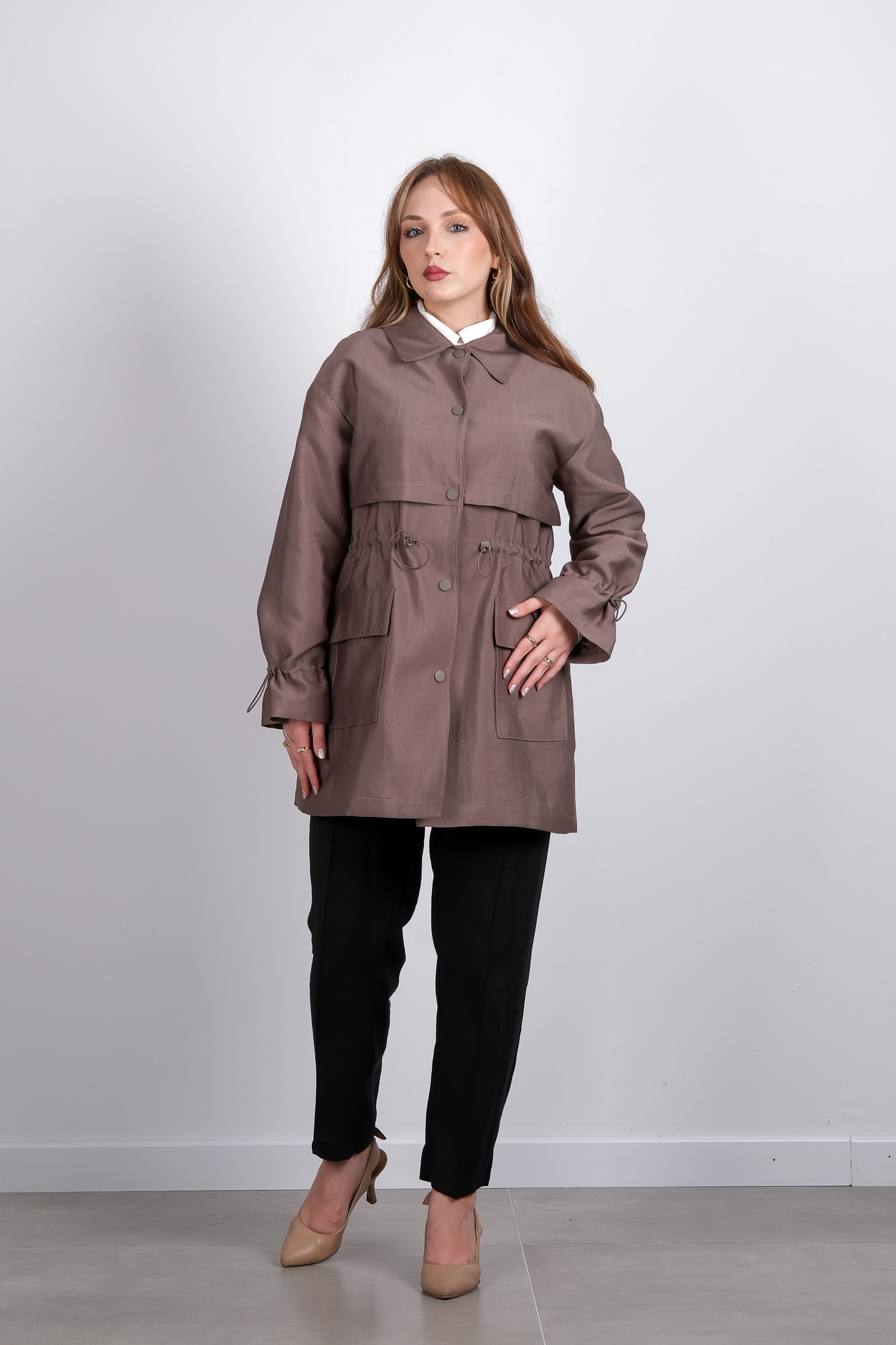 W-26-802 MASSİMO DONNA CEKET - Mink