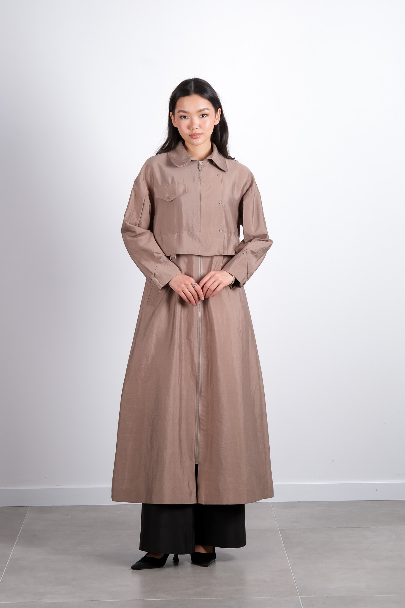 W-26-883 MASSİMO DONNA KAP - Mink