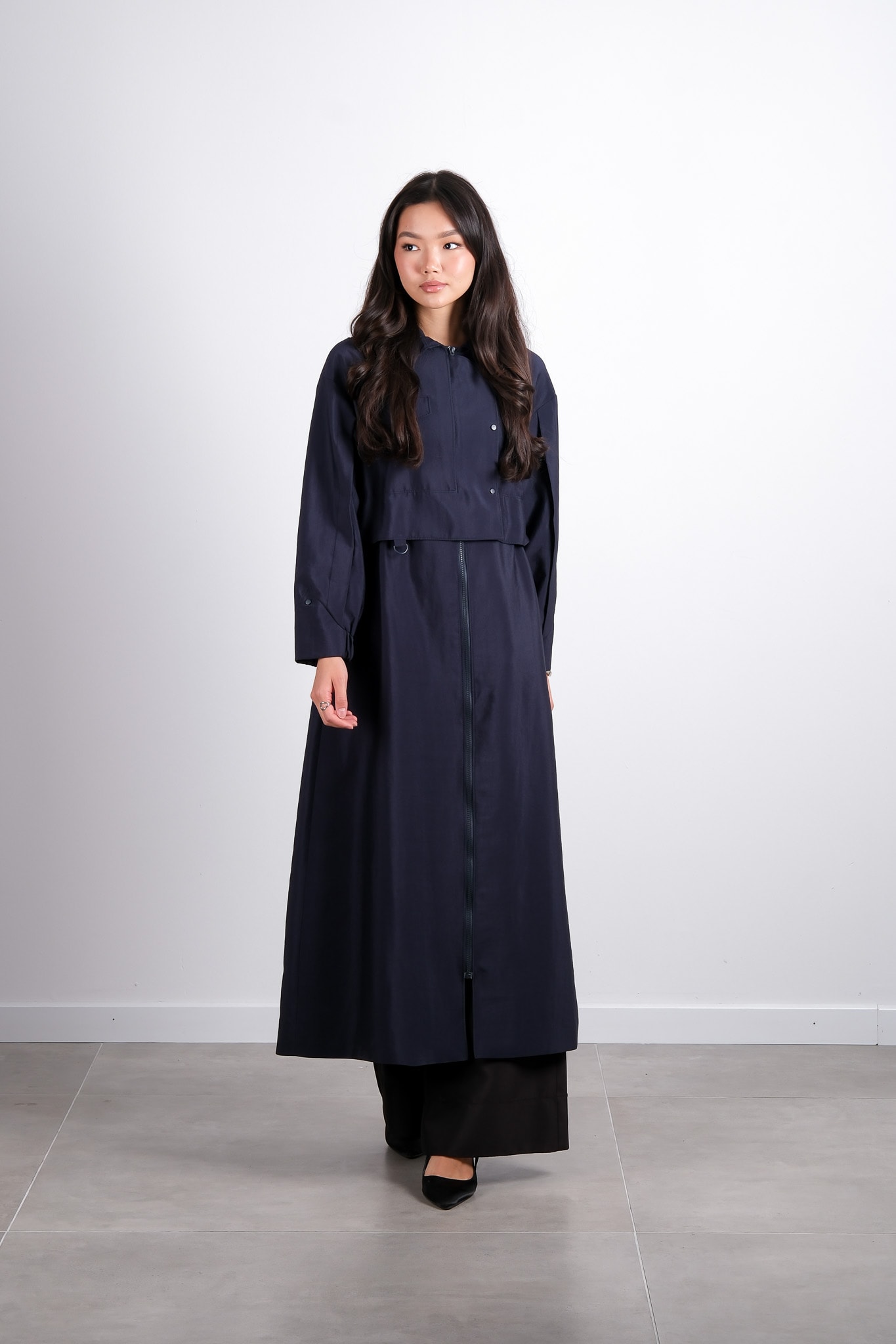 W-26-883 MASSİMO DONNA KAP - Navy blue