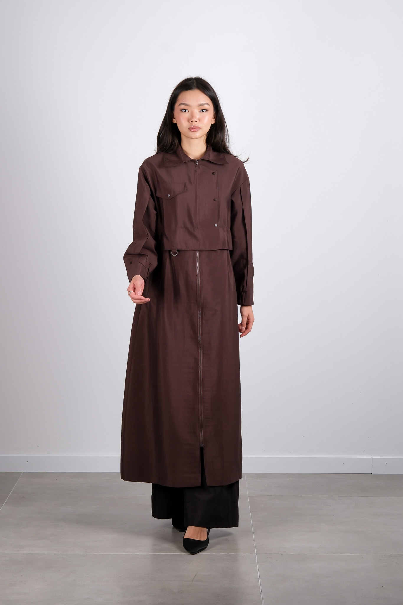W-26-883 MASSİMO DONNA KAP - Brown