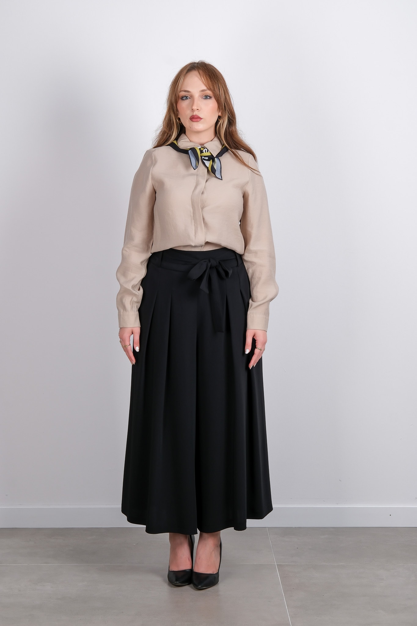 W-26-330 MASSİMO DONNA PANTOLON - Black