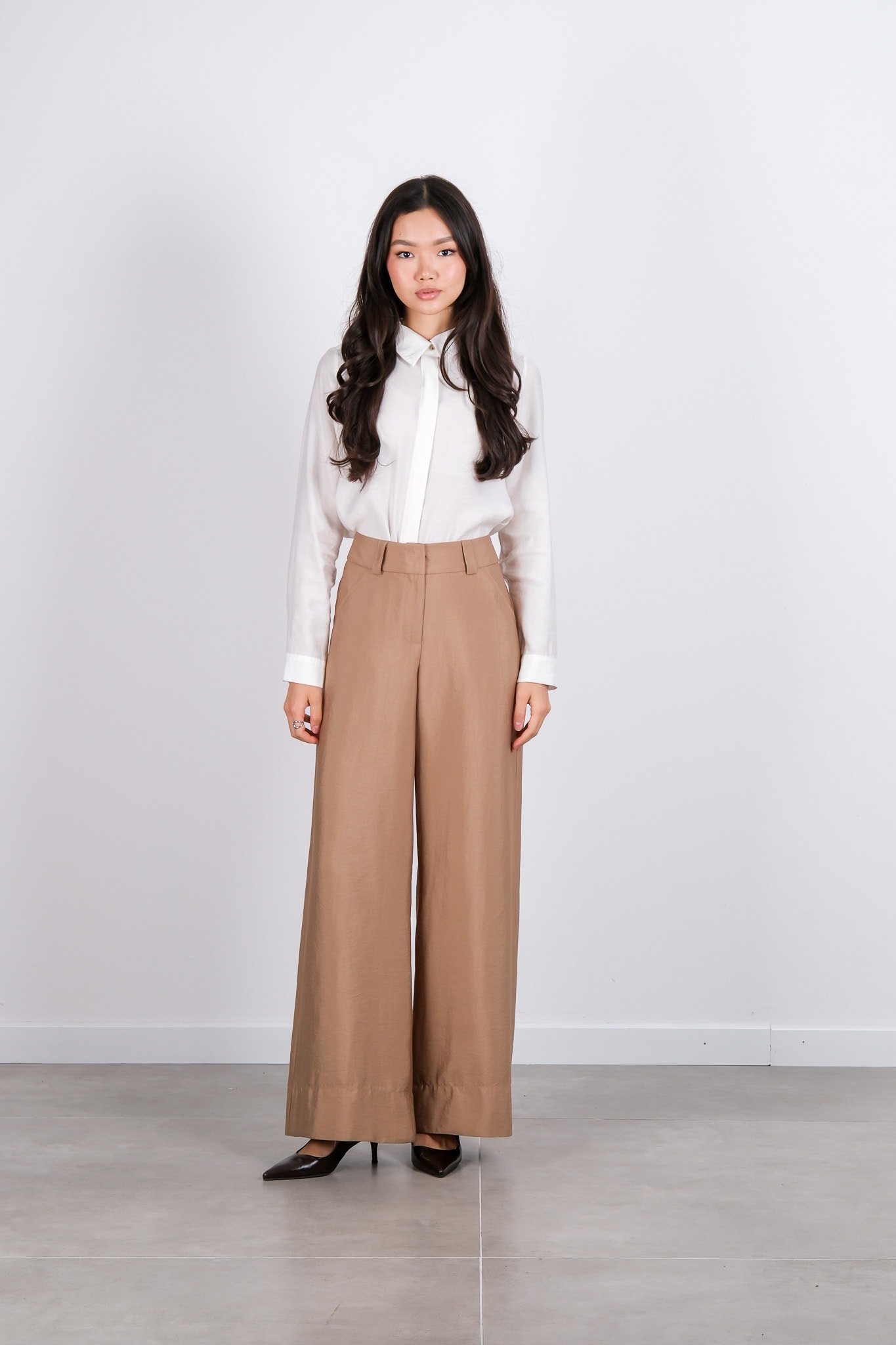 W-26-303 MASSİMO DONNA PANTOLON - Beige