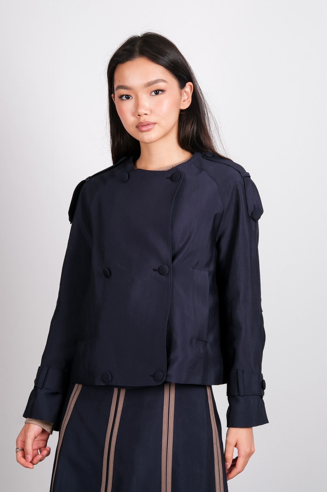 W-26-116 MASSİMO DONNA CEKET - Navy blue