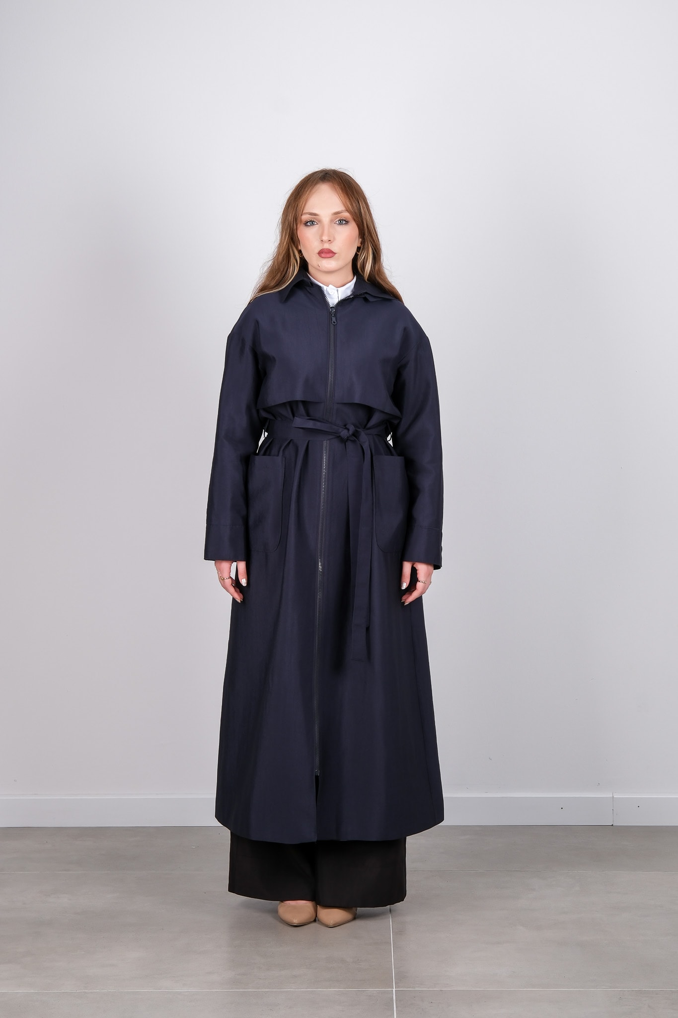 W-26-845 MASSİMO DONNA KAP - Navy blue