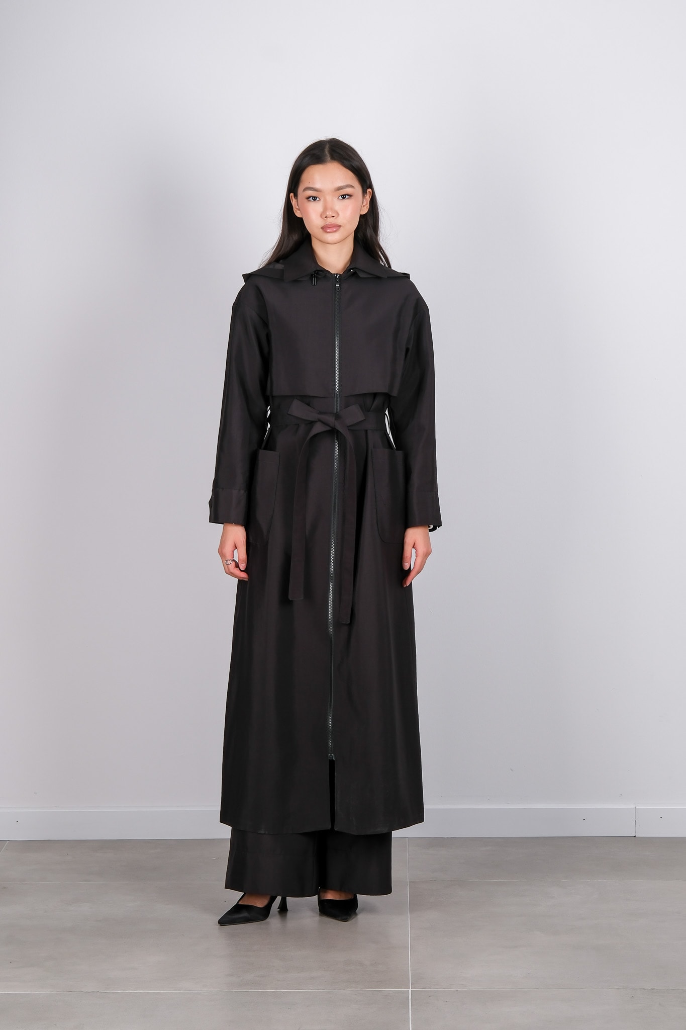 W-26-845 MASSİMO DONNA KAP - Black