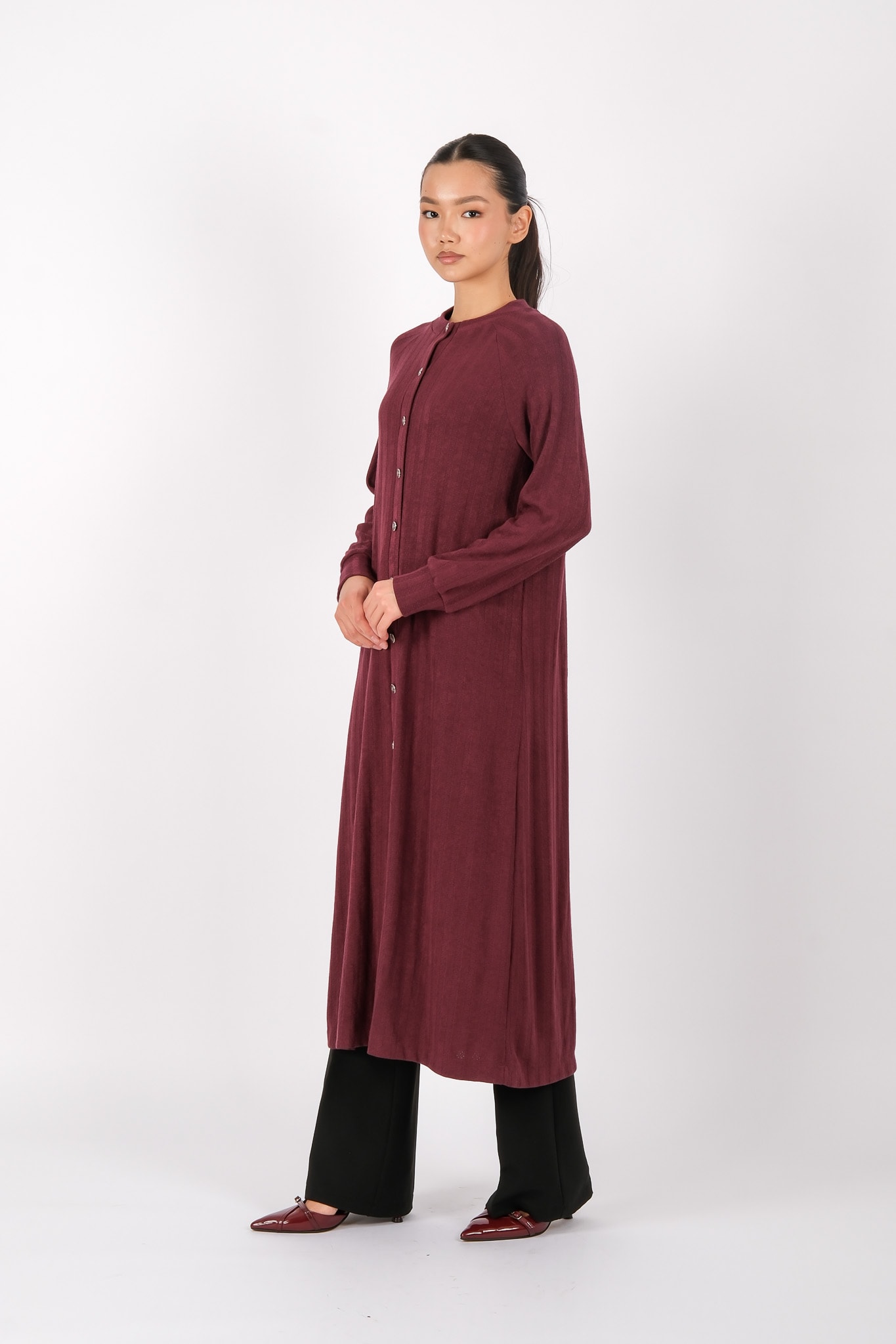 W-26-216 MASSİMO DONNA HIRKA - Burgundy