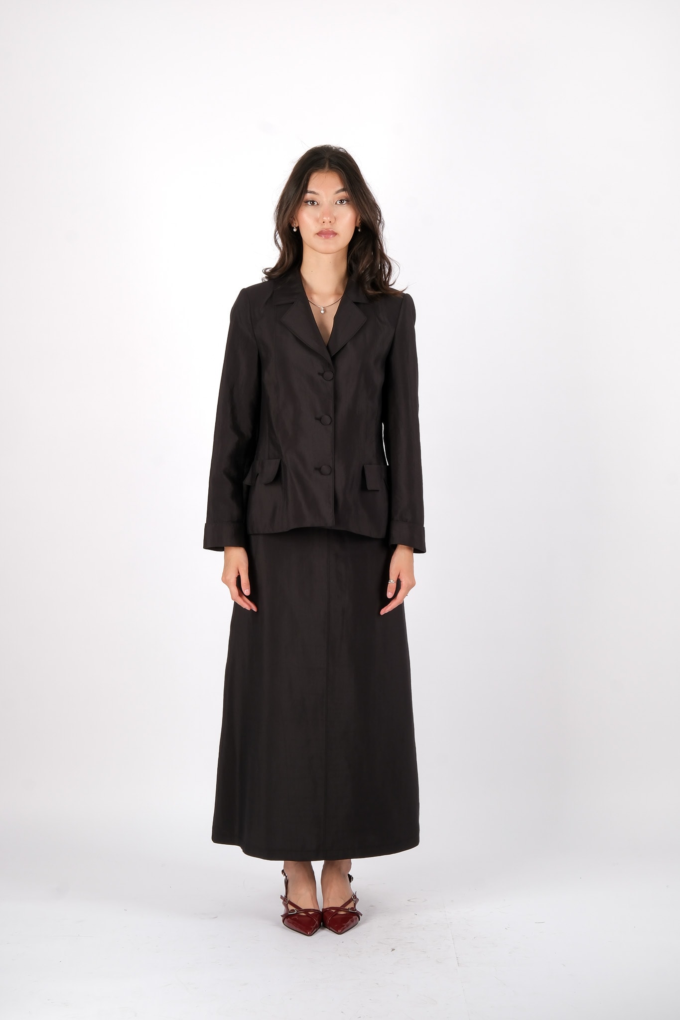 W-26-256 MASSİMO DONNA CEKET - Black