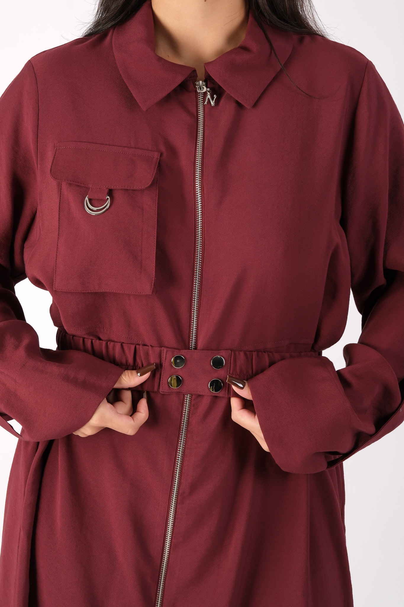 2001 NUSS ELBİSE - Bordo