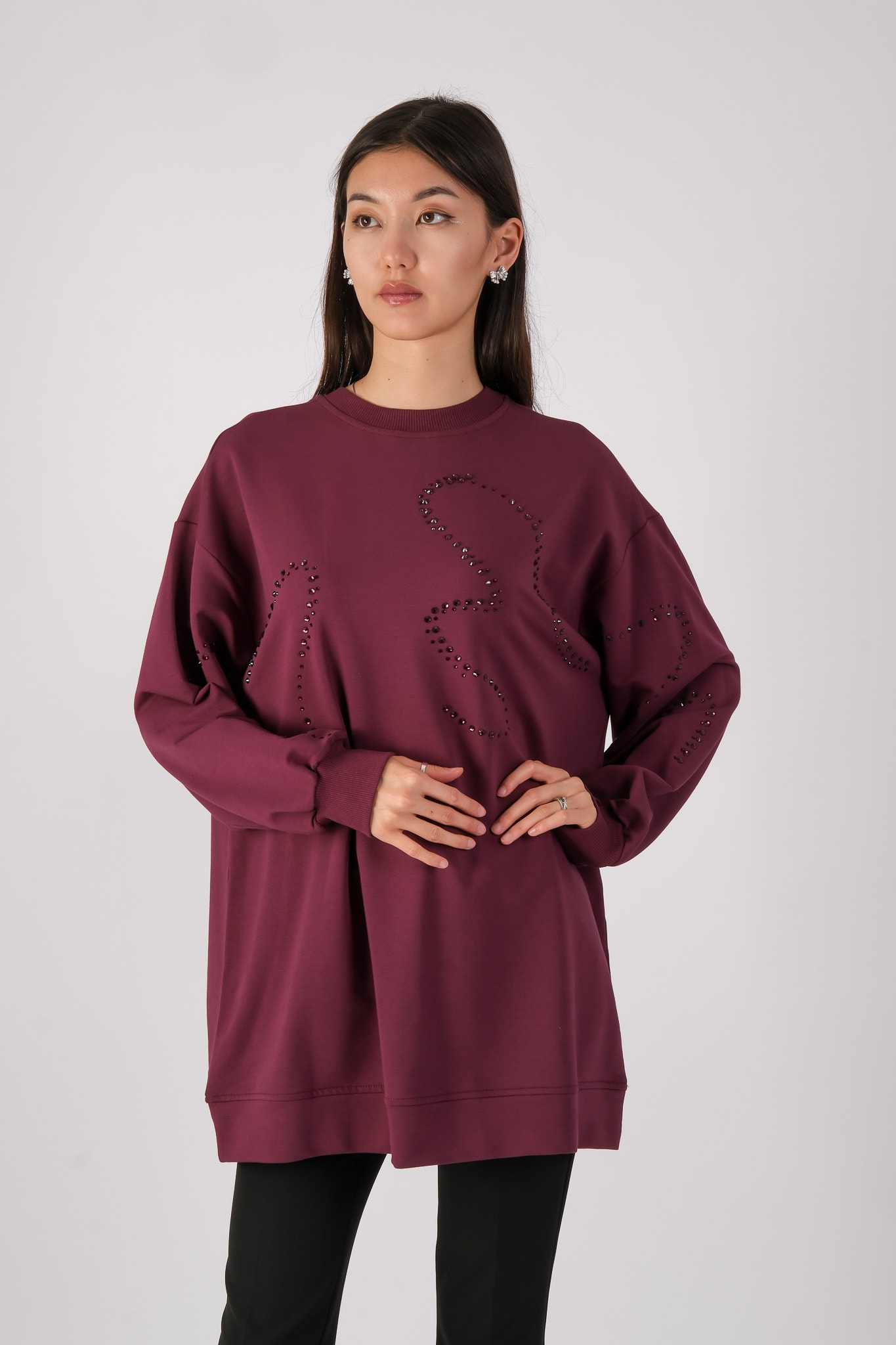 34049 İKOL TUNİK - Bordo