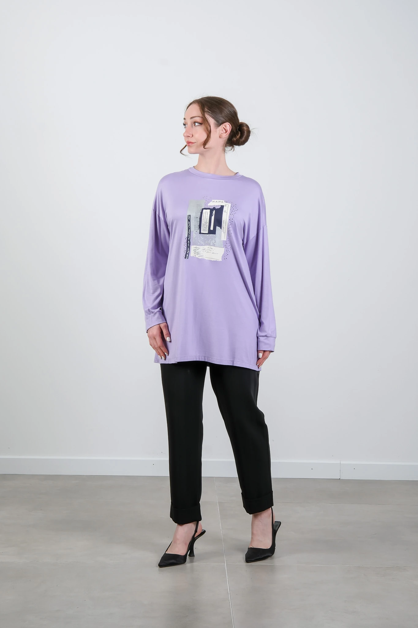 8139 LOOK TUNİK - Lila