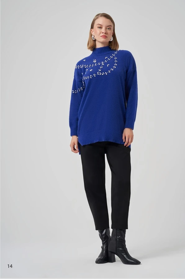 7002 NUSS TUNİK - Saks