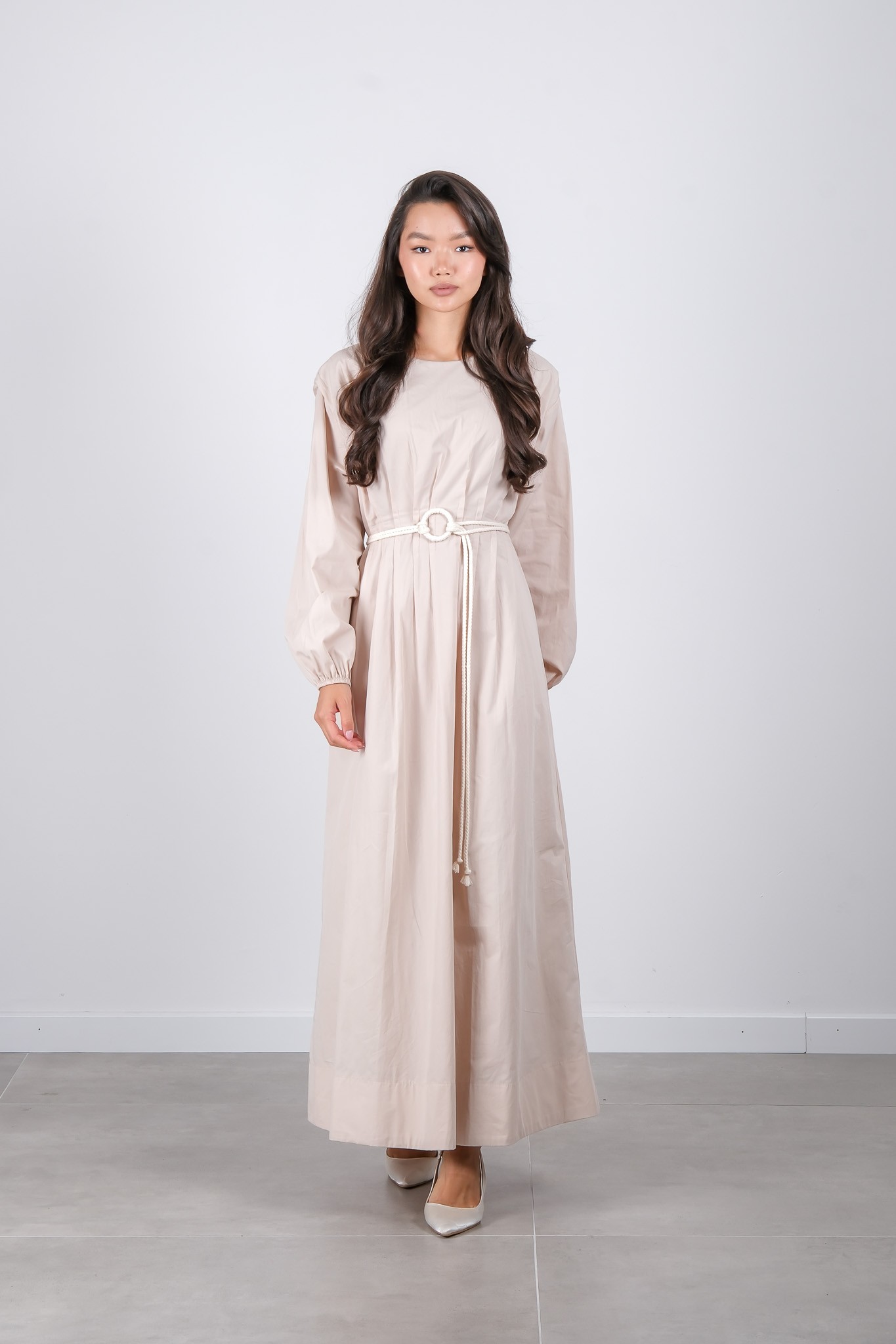 51175 FUSHYA ELBİSE - Bej