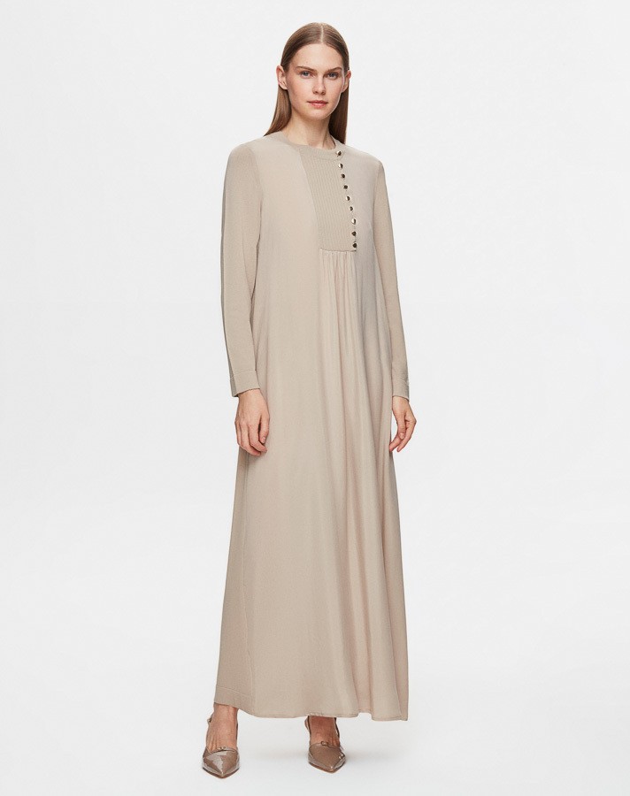4047 MISS DALIDA DRESS - Mink