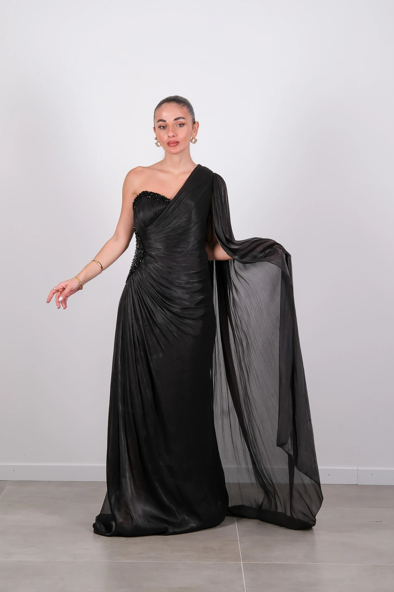 9811 FOR COSTUME ABİYE - Siyah