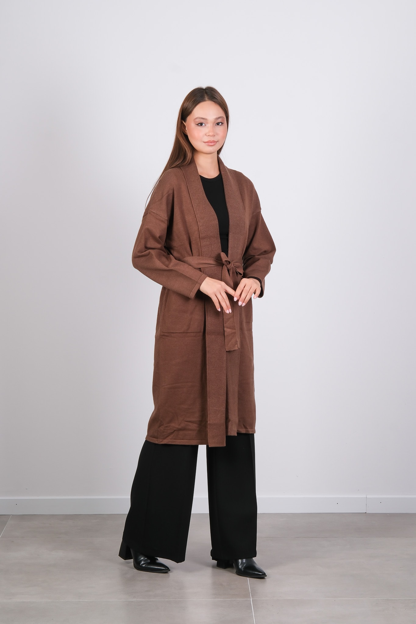 60900 ON TRİKO HIRKA - Kahverengi