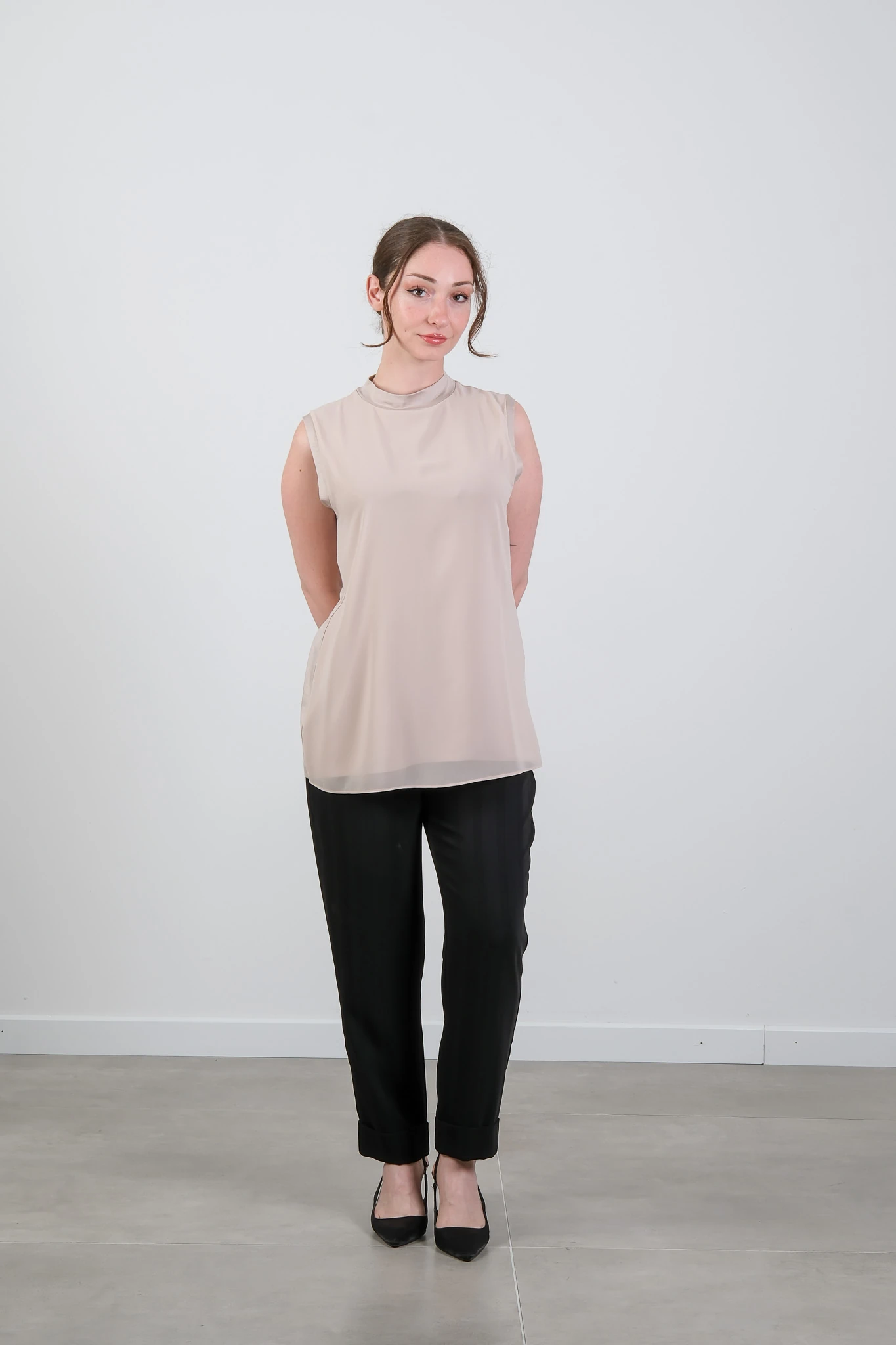 1614 LOOK BLUZ - Mink